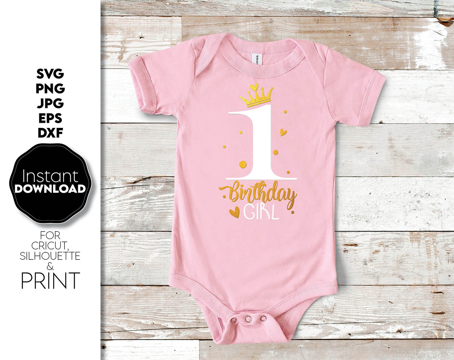 With love, I have made these Birthday girl SVG file designs with numbers 1 to 7, and I hope you can use them to surprise and delight your loved ones on an important event in life. Birthday Girl SVG is a great and thoughtful gift for a Birthday party.