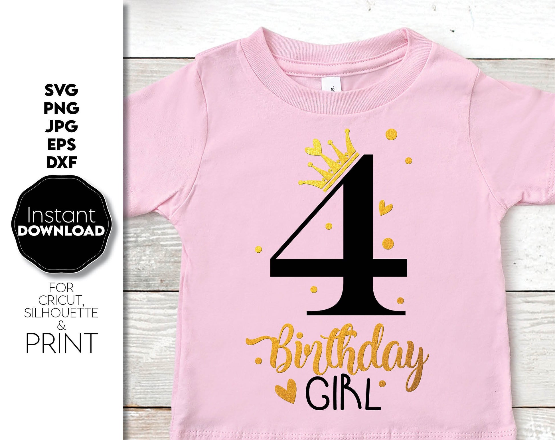 With love, I have made these Birthday girl SVG file designs with numbers 1 to 7, and I hope you can use them to surprise and delight your loved ones on an important event in life. Birthday Girl SVG is a great and thoughtful gift for a Birthday party.