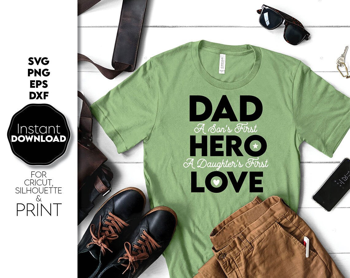 Fathers Day design for a great gift for your Dad. Use SVG, DXF, EPS or PNG files formats to make Fathers Day or Dads birthday gifts.
Put the design on a cup, shirt or apron for your best dad in the world! Compatible with Cricut, Silhouette machines!