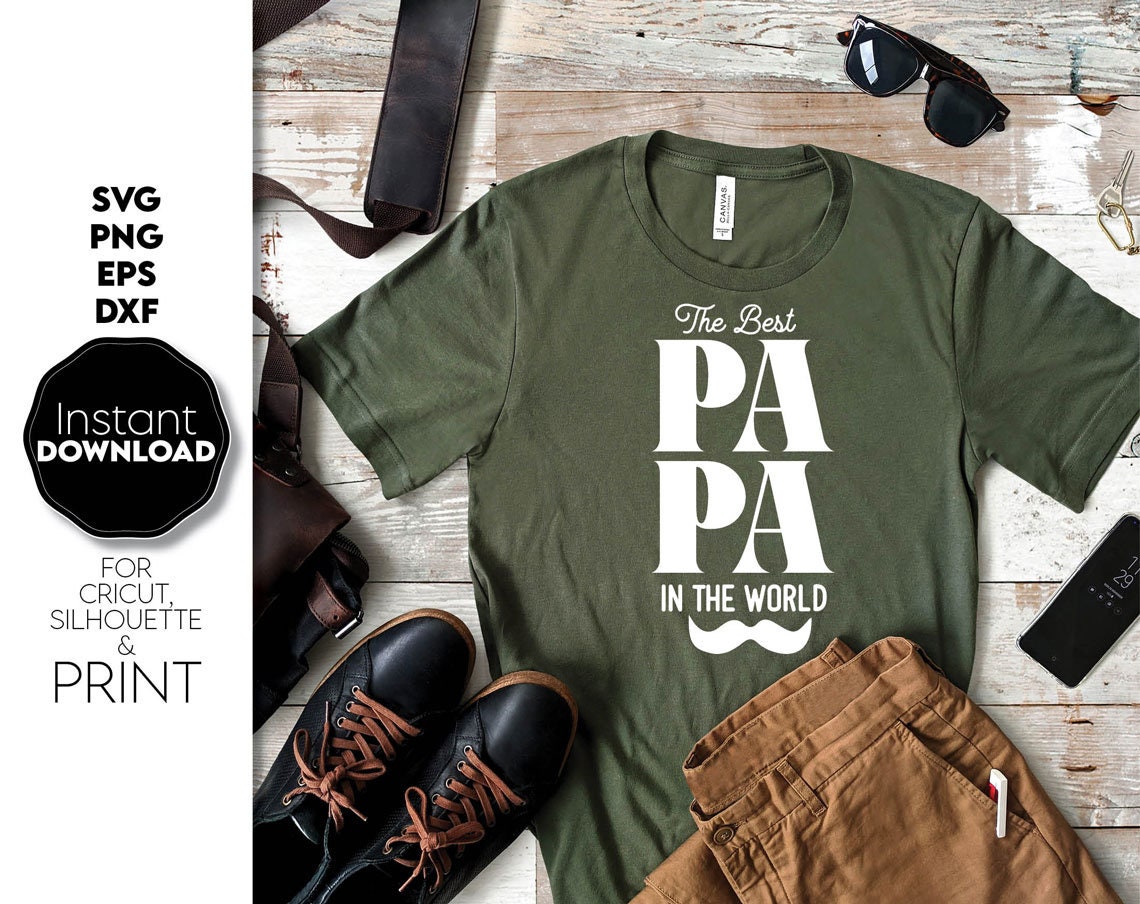 I create this Papa SVG design with love for all the Fathers in the world. Great design for a Fathers Day gift. Create personalized gifts for your beloved Dad at their events - birthdays, anniversaries, or simply to please Papa SVG.