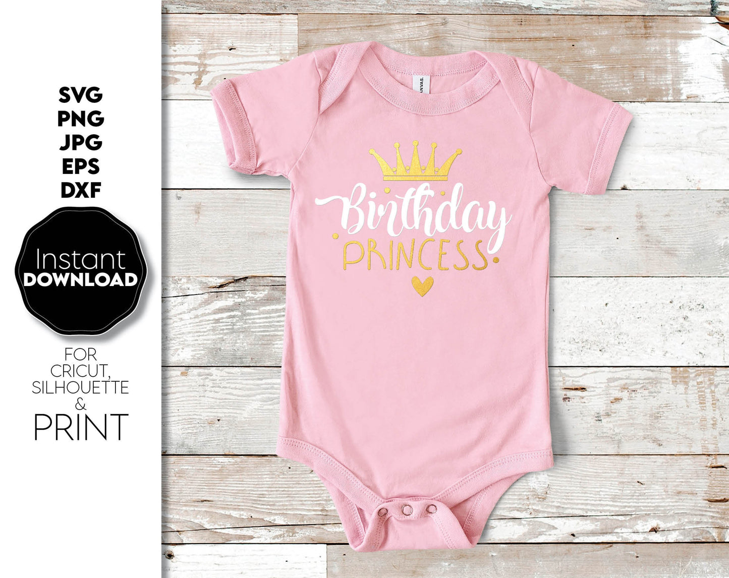 These Birthday Princess file design you can use for making nice birthday gifts for Your loved ones Princess. SVG, PNG, JPG, EPS, DXF files included. Cut from vinyl, use for sublimation or laser cut/ grave projects as well. Compatible with Cricut!