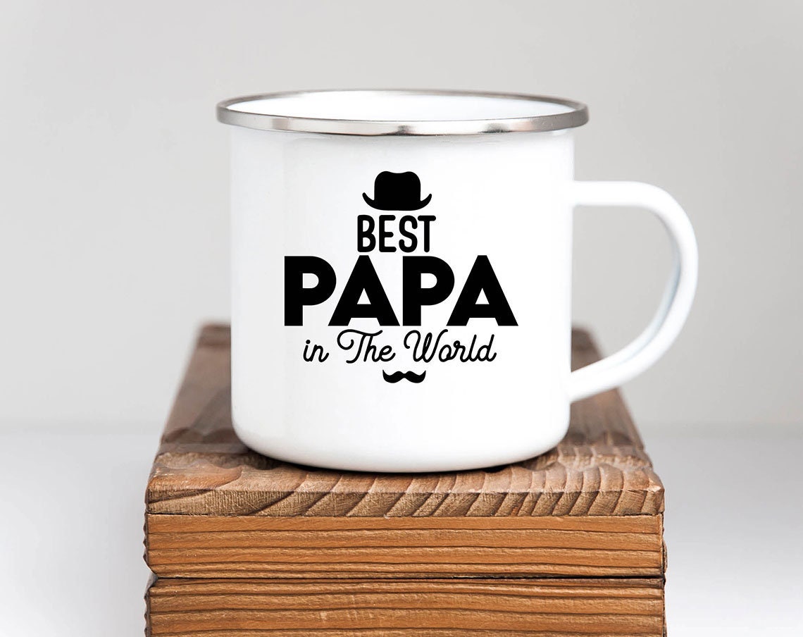 Fathers Day design for a great gift for your Dad. Use SVG, DXF, EPS or PNG files formats to make Fathers Day or Dad birthday gifts. Put the design on a cup, shirt or apron for your best dad in the world! Compatible with Cricut, Silhouette machines!