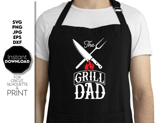 Fathers Day design for a great gift for your Dad. Use SVG, DXF, EPS or PNG files formats to make Fathers Day or Dad birthday gifts. Compatible with Cricut, Silhouette. Put the design on a cup, shirt or apron for your best dad in the world!