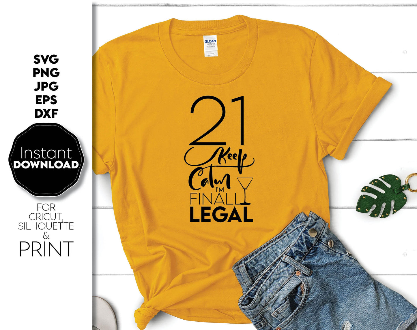 Keep Calm finally Legal design for Your 21 Birthday party. SVG, PNG, JPG, EPS and DXF files included. Compatible with Cricut, Silhouette and others machines. Use for sublimation or laser cut projects as well. Buy now for a good price. Buy now Enjoy!