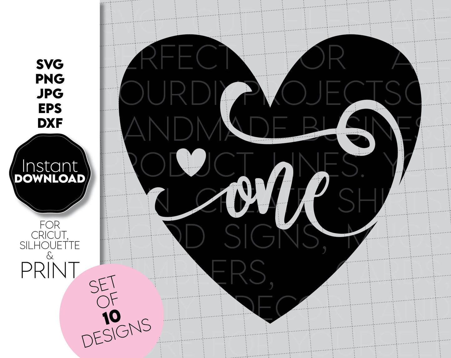 Kids birthday bundle with numbers on it. From 1 - 9 numbers included. SVG, PNG, JPG, EPS, DXF files included. Cut from vinyl, use for sublimation or laser cut / grave projects. Compatible with Cricut, Silhouette or other equipment. Buy now and enjoy!