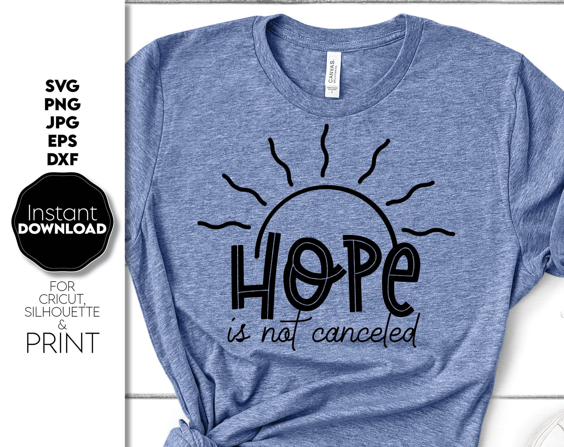 Hope is not canceled. A wonderful gift for all life situations. This original design you can use when making gifts. For mom, dad, friend, daughter, son or teacher - anyone you want to please with an original gift. Buy now for a good price and enjoy!