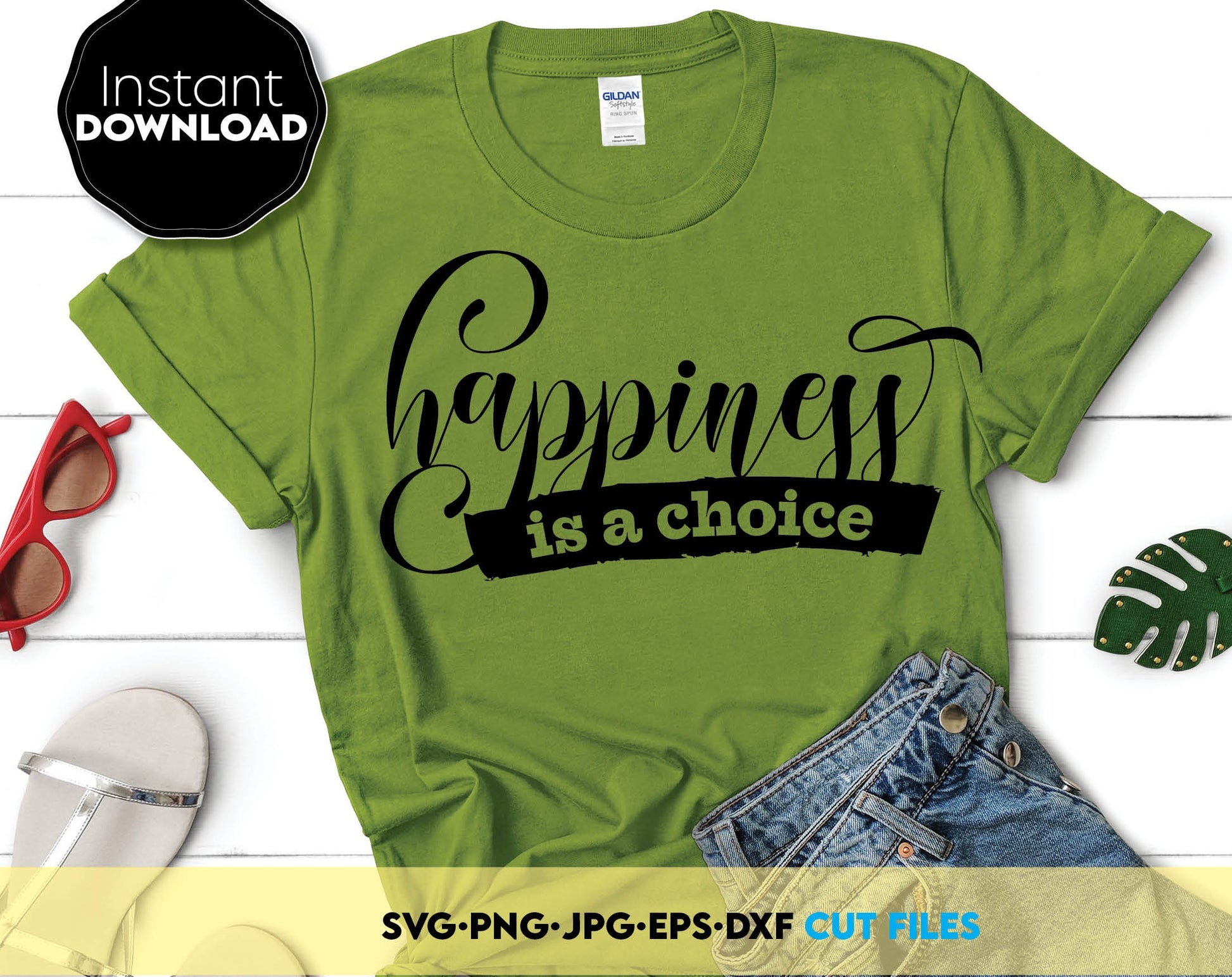 Happiness is a choice design for Your holidays, travel or birthday party shirts. Make Shirt as gift with this lovely design. Various files formats allow to use with Cricut, make sublimation or use as laser cut files. Buy now for a good price! Enjoy!