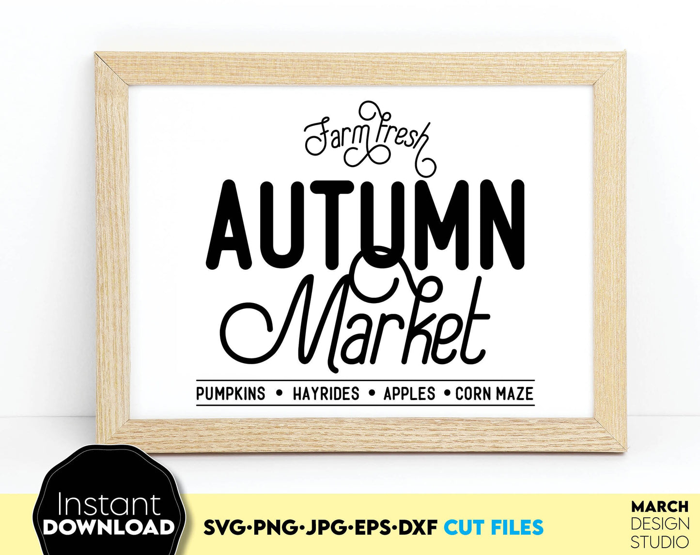 Autumn SVG Autumn Decor Autumn Signs Autumn Home Decor SVG Autumn Market Sign Thanksgiving Svg Fall Sign Svg Bundle Files For Cricut Jpg Png