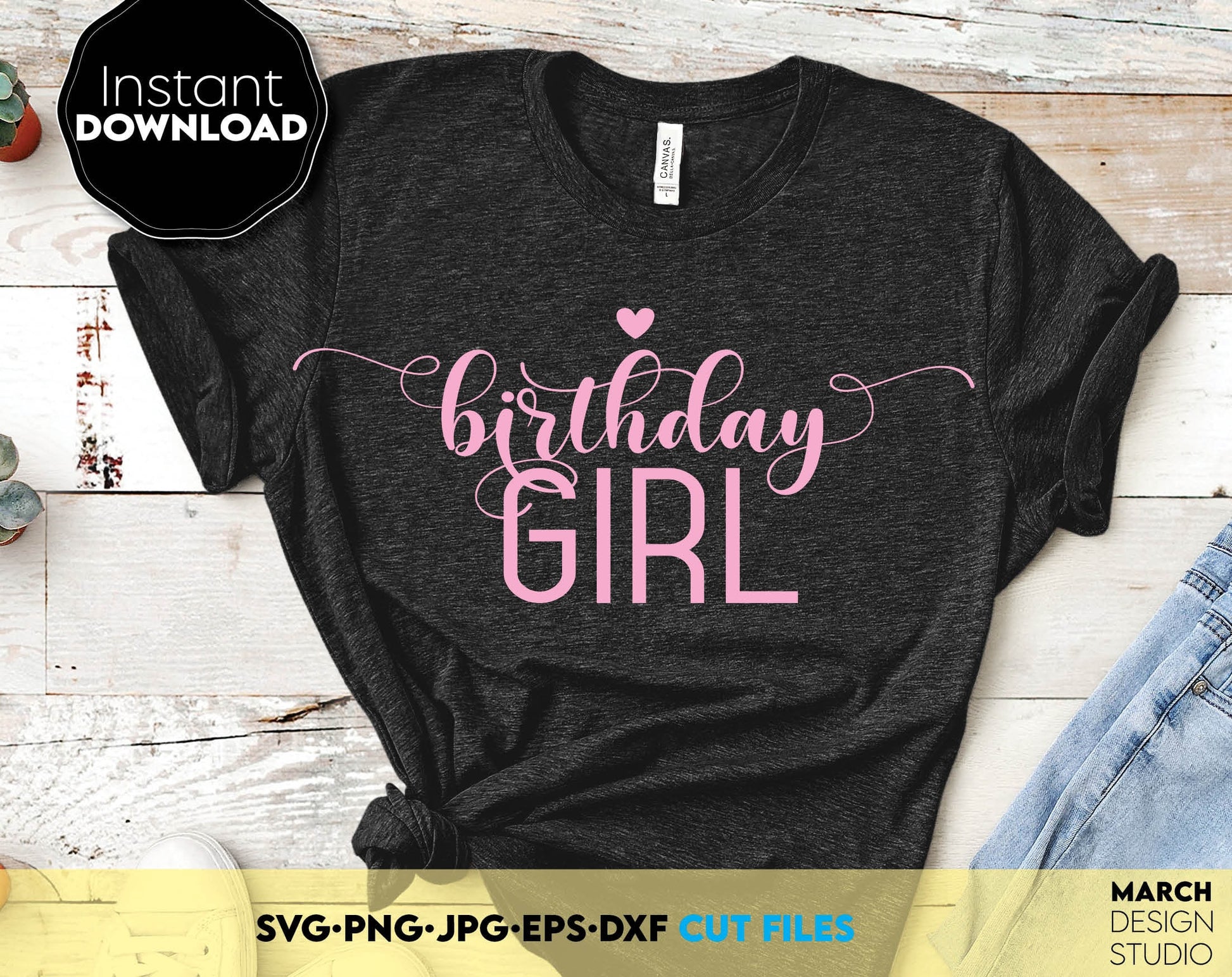 With love, I have made these Birthday Girl shirt design, and I hope you can use them to surprise and delight your loved ones on an important event in life. Birthday Girl is a great and thoughtful gift for a Birthday party. Compatible with Cricut.