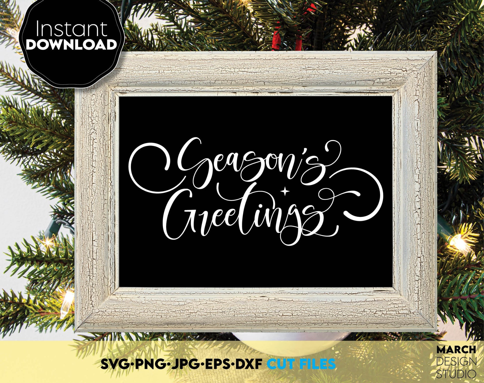 Christmas Ornaments Home Decor Seasons Greeting SVG design you can use to surprise and delight your loved ones on Christmas. Use with Cricut, Silhouette or Glowforge equipment. Use with laser Cutting machines as well. SVG, DXF, EPS, PNG and JPG file.