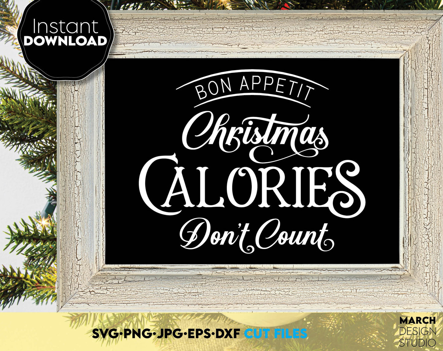 Christmas Calories Don`t count design you can use to surprise your loved ones on Christmas. Christmas files allow you to use design for engraving on glass, making shirts, tumblers, pillows with Cricut, Silhouette equipment, or use as laser cut files.