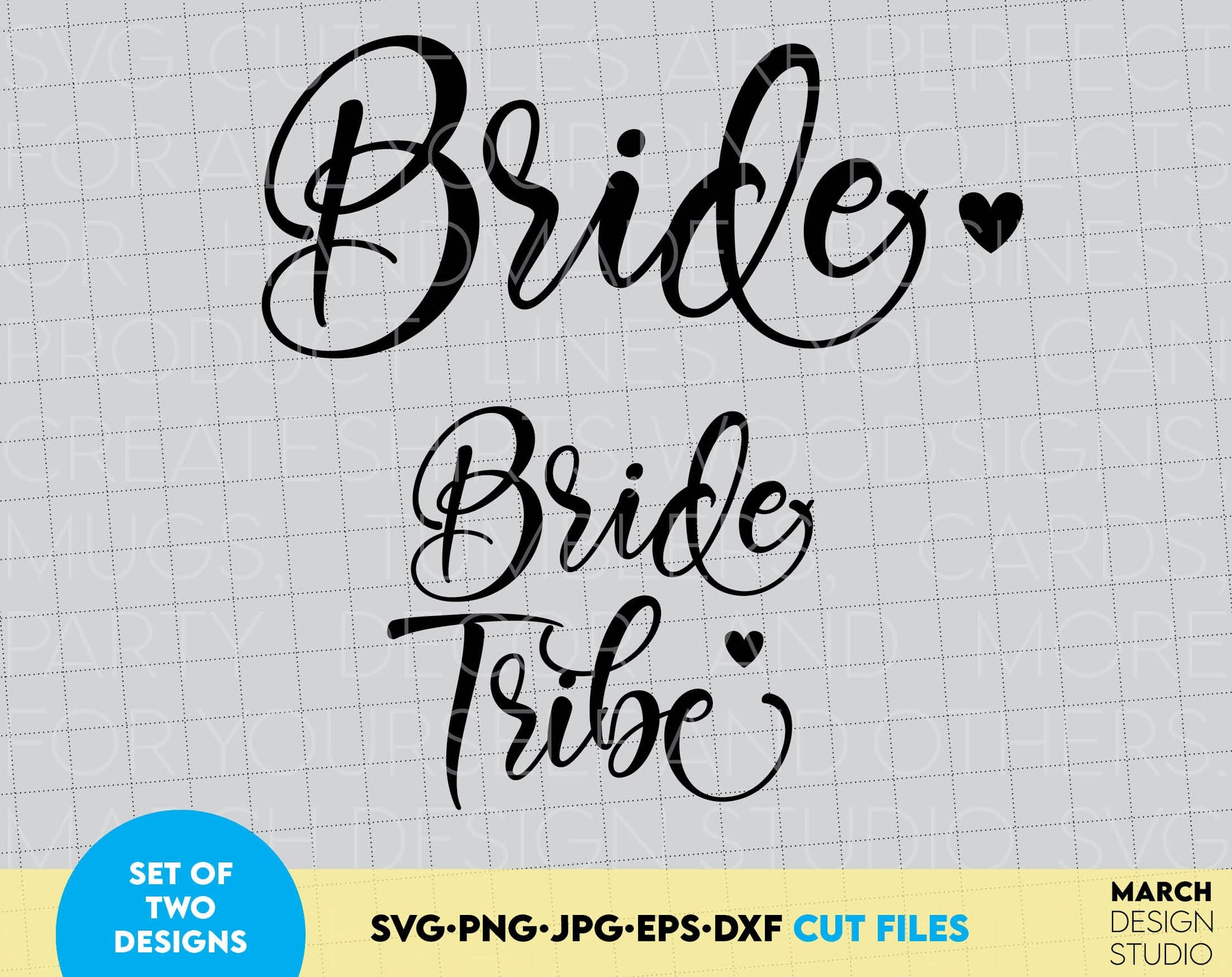 These bride and Bride Tribe SVG file designs, and I hope you can use them to surprise and delight your loved ones in an important event in life, like bride shower. Bride and Bride Tribe SVG is great and thoughtful design for bride shower party.