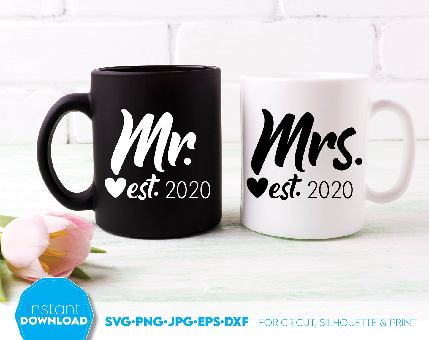 Mr and Mrs SVG, Mr & Mrs SVG, Ms and Mrs Sign SVG, Wedding Svg, Just Married svg, Anniversary Gifts, svg Files for Cricut, Wedding Shirts