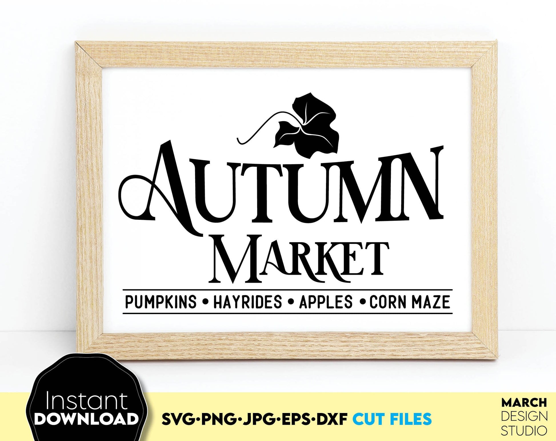 Autumn SVG Autumn Decor Autumn Signs Autumn Home Decor SVG Autumn Market Sign Thanksgiving Svg Fall Sign Svg Bundle Files For Cricut Jpg Png