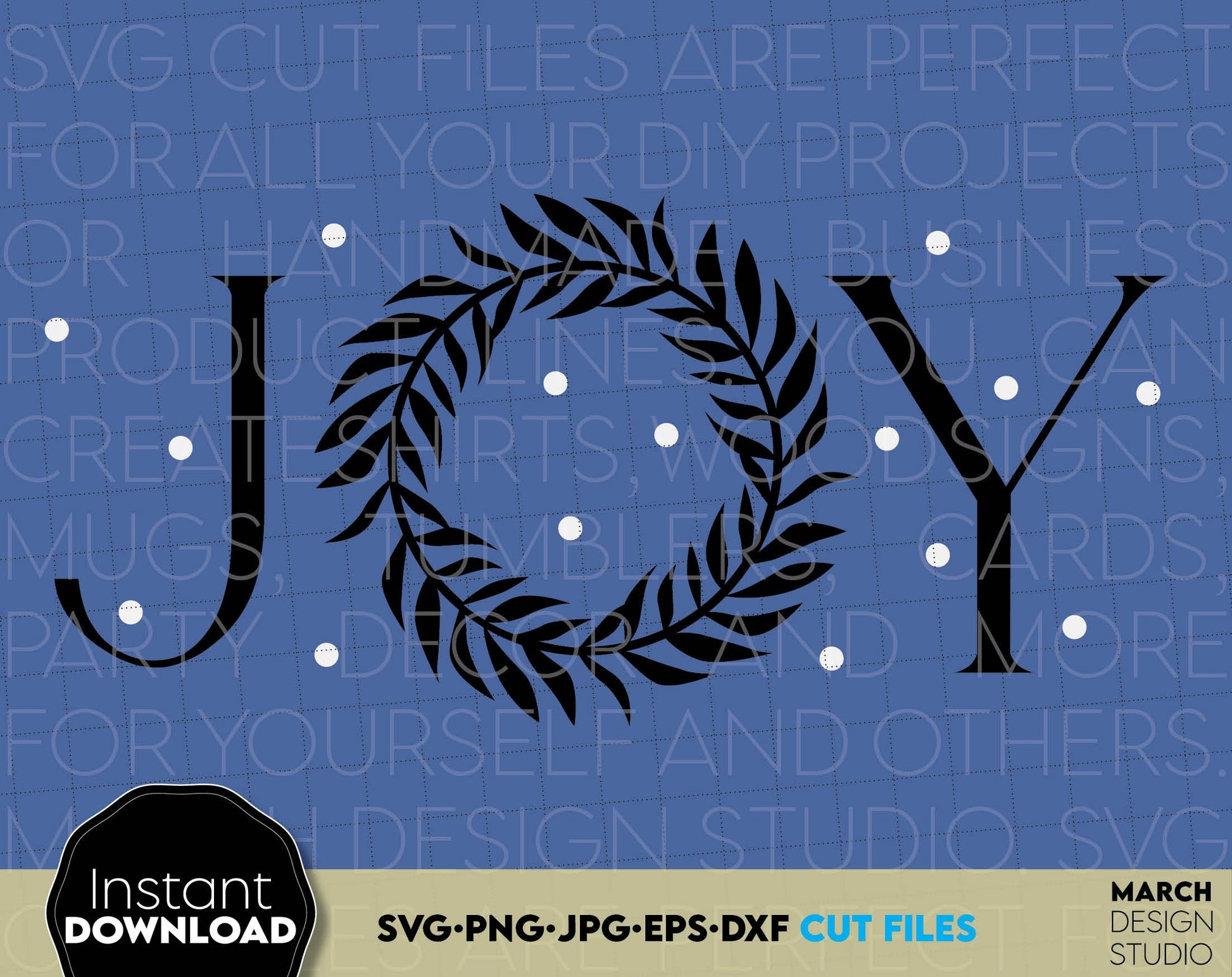 Christmas JOY Shirt Design. Christmas wreath design for Your Christmas Ornaments. SVG, PNG, JPG, EPS, DXF files included. Compatible with Cricut, Silhouette and other machines. Use for cutting from vinyl, sublimation or laser cut projects. Buy now!