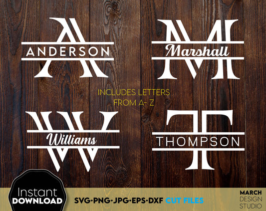 Split Monogram Bundle svg, Split Monogram SVG, Split Monogram Letters svg Split Alphabet Svg Split Monogram SVG, Split letters svg png