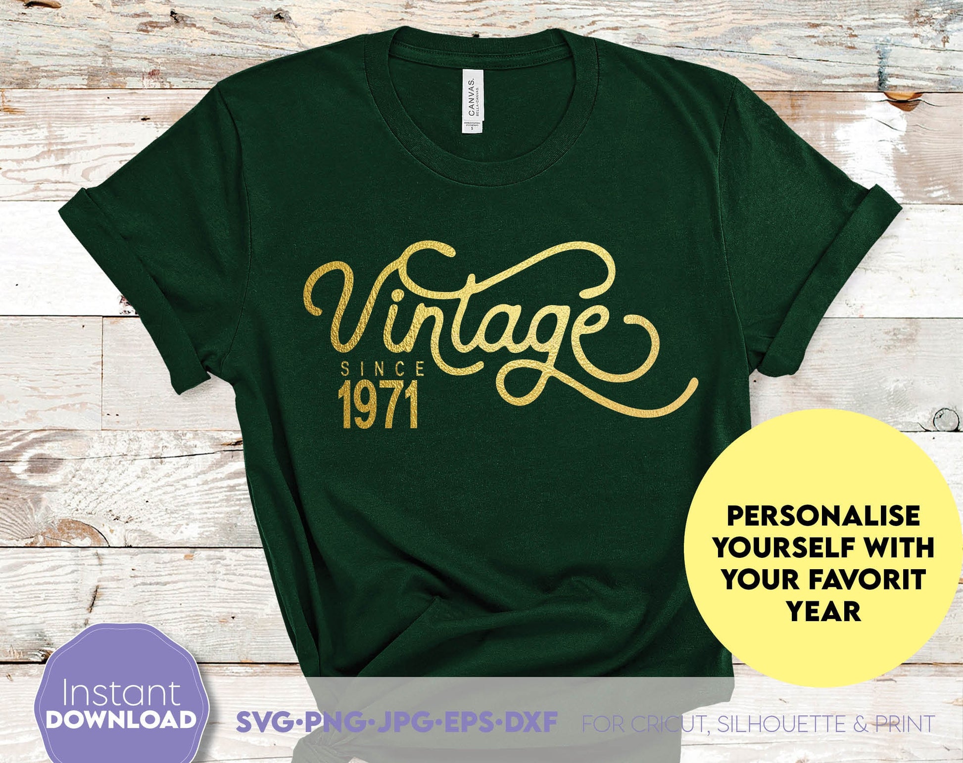 Retro Birthday shirt design. Vintage shirt. SVG, PNG, JPG, EPS, DXF files included. Compatible with Cricut, Silhouette or other machines. Cut from vinyl, use for sublimation or laser cut projects. Buy now for a good price and enjoy!