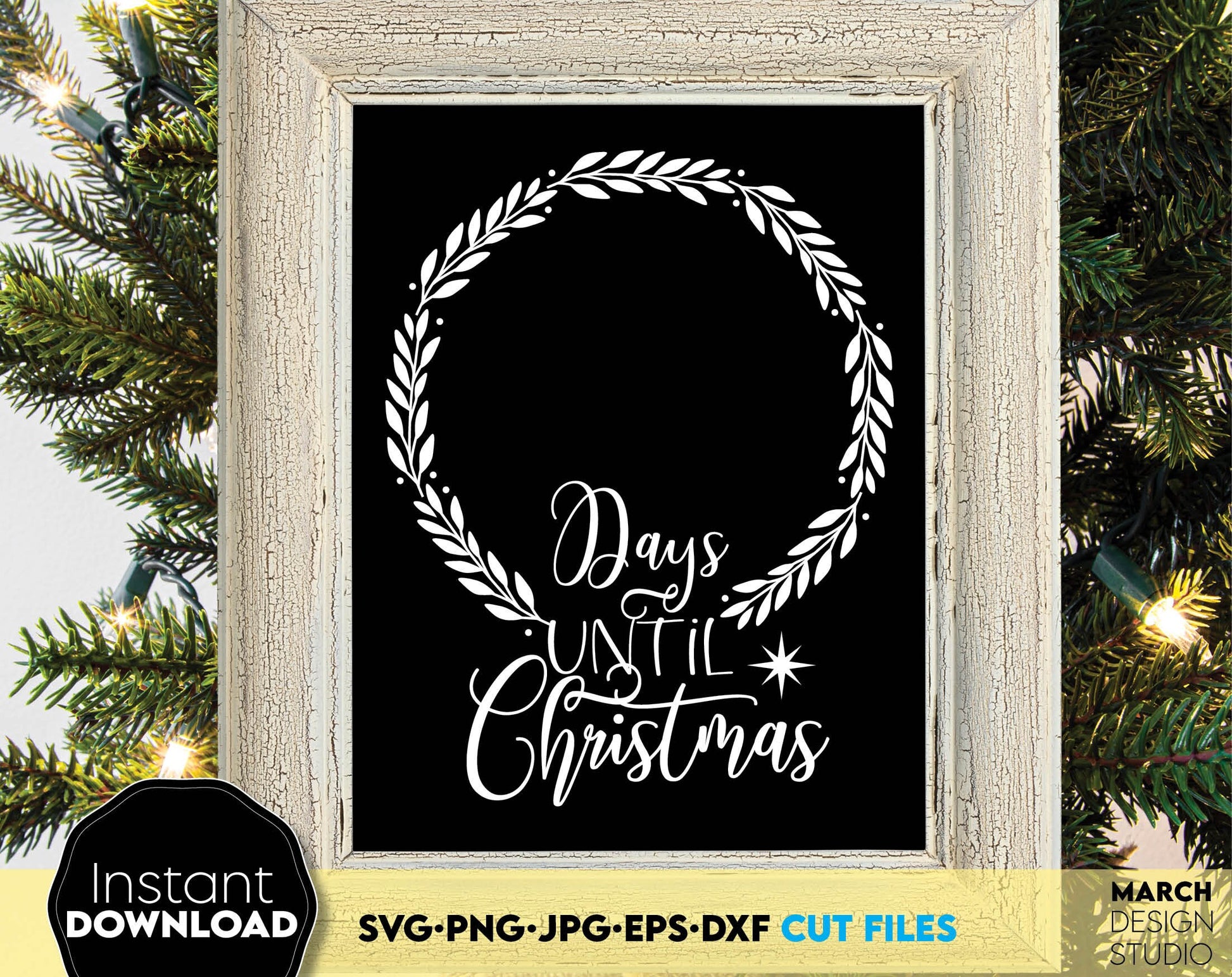 Christmas Countdown svg png bundle. Use for Your home decoration, Days until Christmas bundle are beautiful for Christmas countdown tables. Use for cutting from vinyl, sublimation or laser cut projects. Buy now and enjoy!