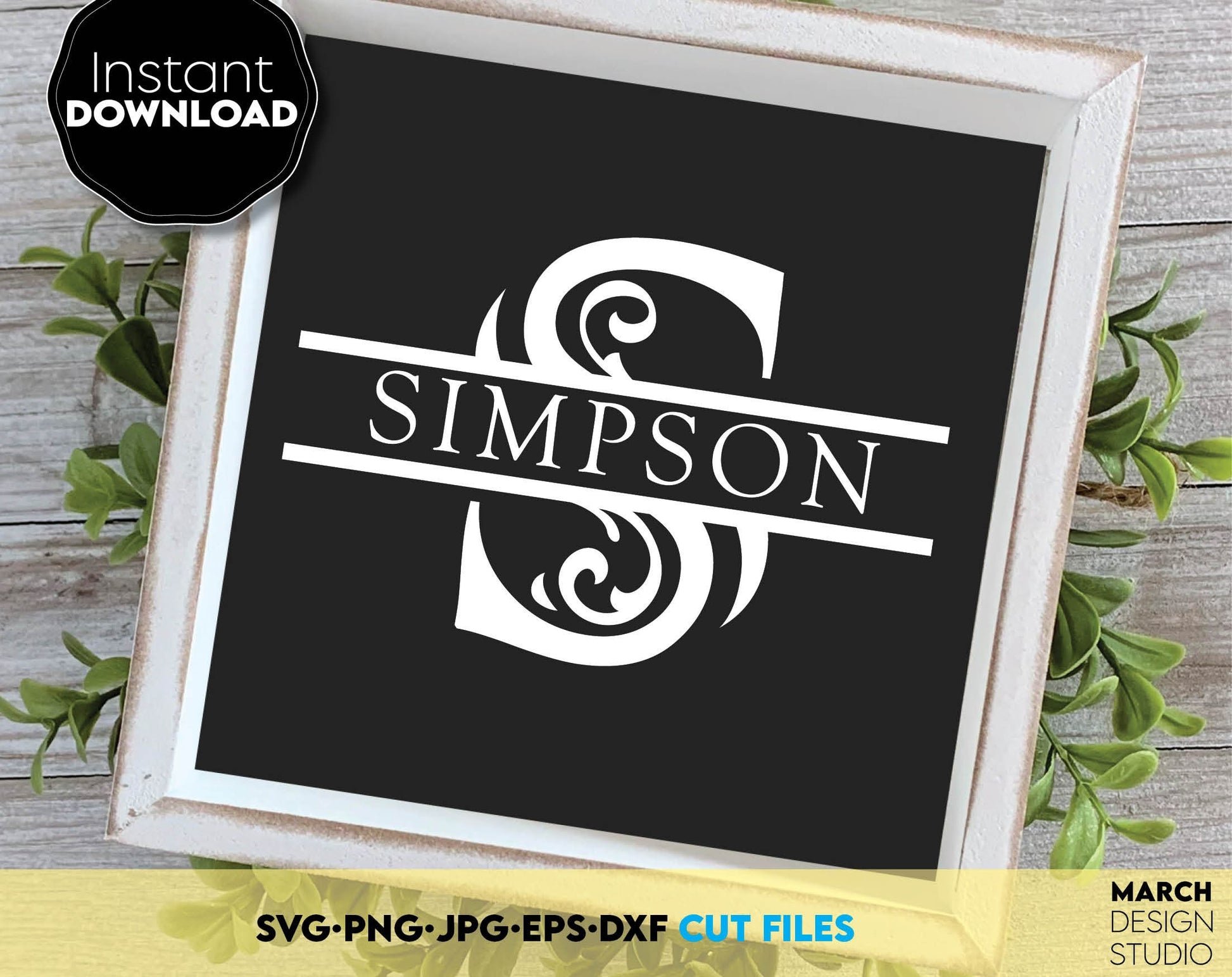 Split Monogram SVG bundle, letters A - Z for Your home decoration, wedding or Birthday gifts projects. May be for Your Farmhouse front porch sign. Buy now and enjoy!