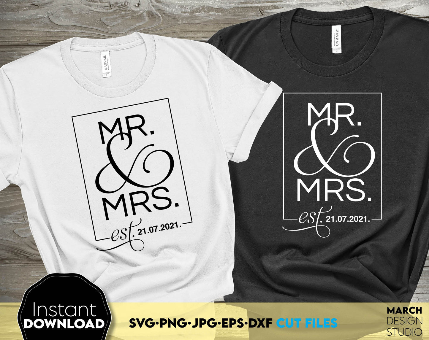 mr and mrs SVG, Mr and Mrs Shirts SVG, Mr & Mrs SVG, Wedding Shirts svg, Just Married Shirts svg, Honeymoon Shirts svg, Engaged Shirts svg