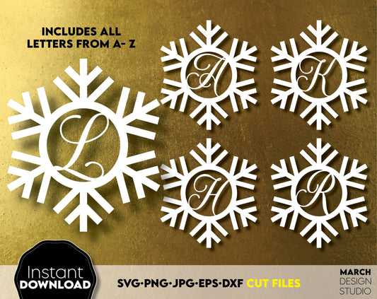 Laser Cut Snowflakes ornament designs you can use to surprise and delight your loved ones on Christmas. Christmas Ornaments SVG in various formats allow you to use for any Your Christmas project. Use with Cricut or laser Cutting machines as well.