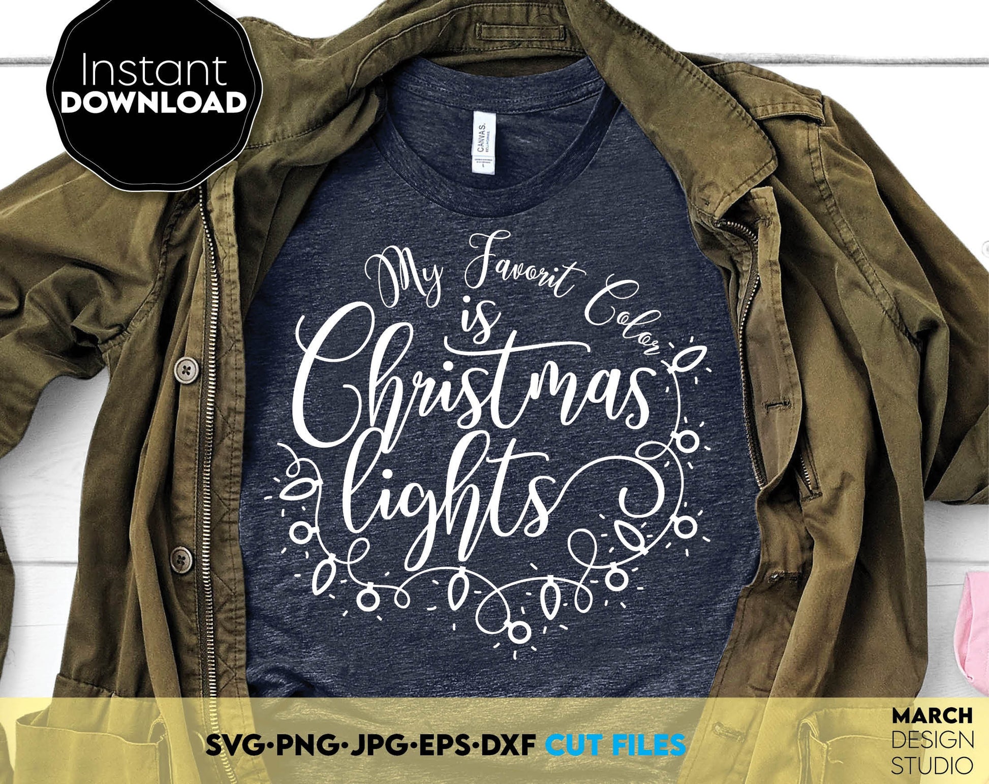 Christmas Shirts bundle for Your Family Christmas event. SVG PNG JPG EPS DXF files included. Compatible with Cricut, Silhouette or other equipment. Cut from vinyl, use for sublimation or laser cut projects. Buy now for a good price and enjoy!