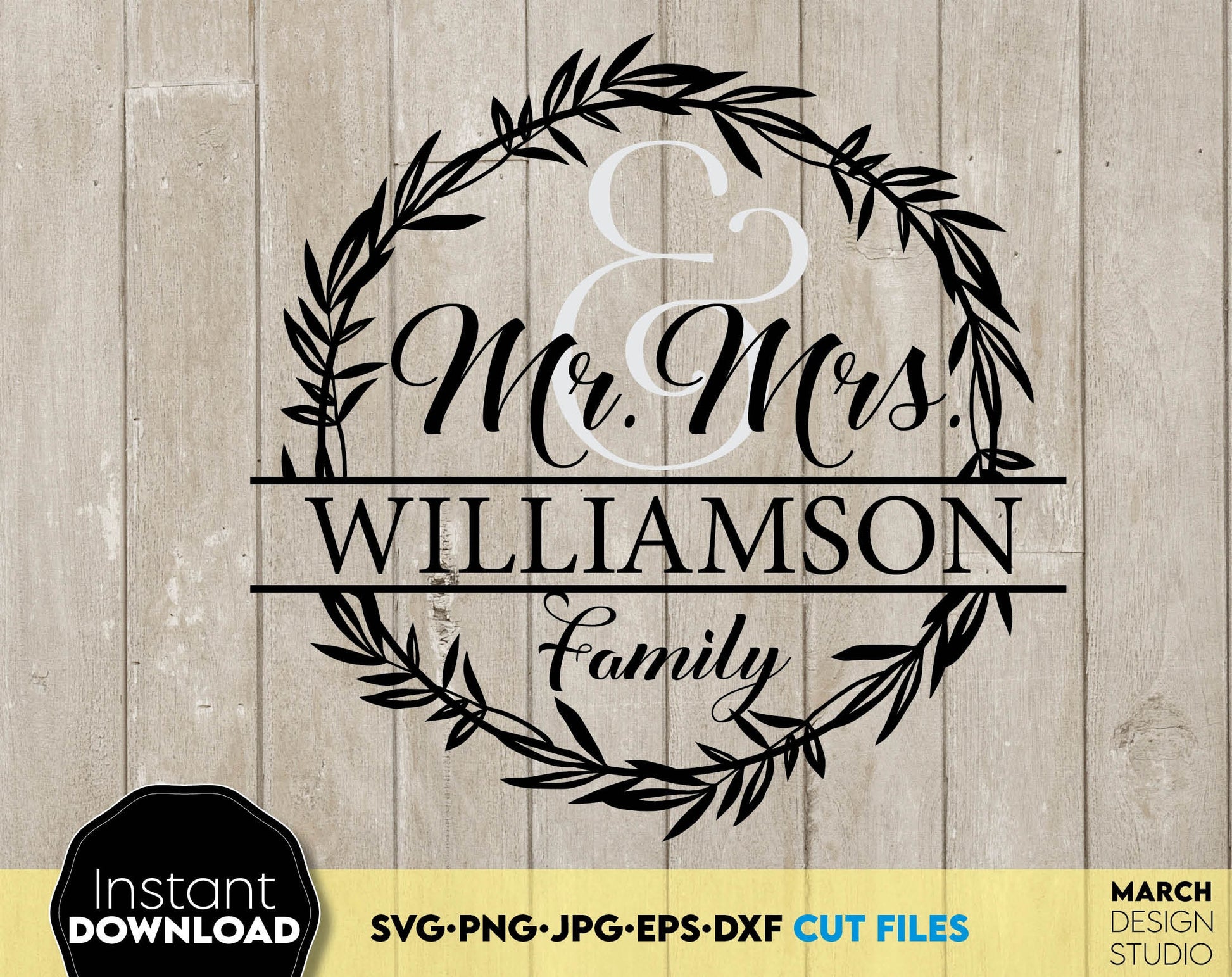 Family Split Monogram SVG designs for Your gift projects or home decoration. Files allow you to use designs for engraving, making shirts, tumblers with Cricut, Silhouette equipment. Monogram files also designed and easy to use for laser cutting.