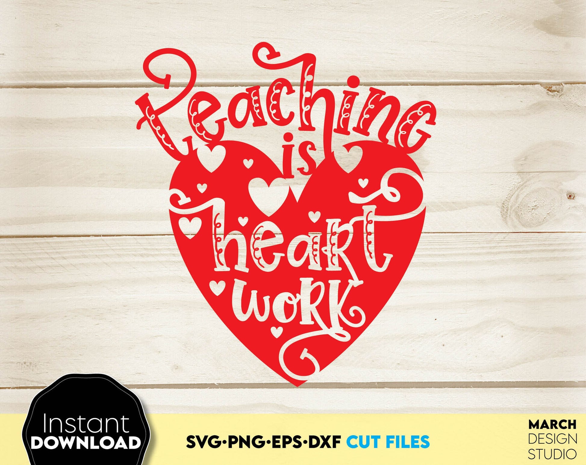 Teacher Valentines Day SVG PNG DXF EPS bundle. USe for cutting from vinyl, sublimation or laser cut projects. Compatible with Cricut, Silhouette or Glowforge equipment. Buy now and enjoy!