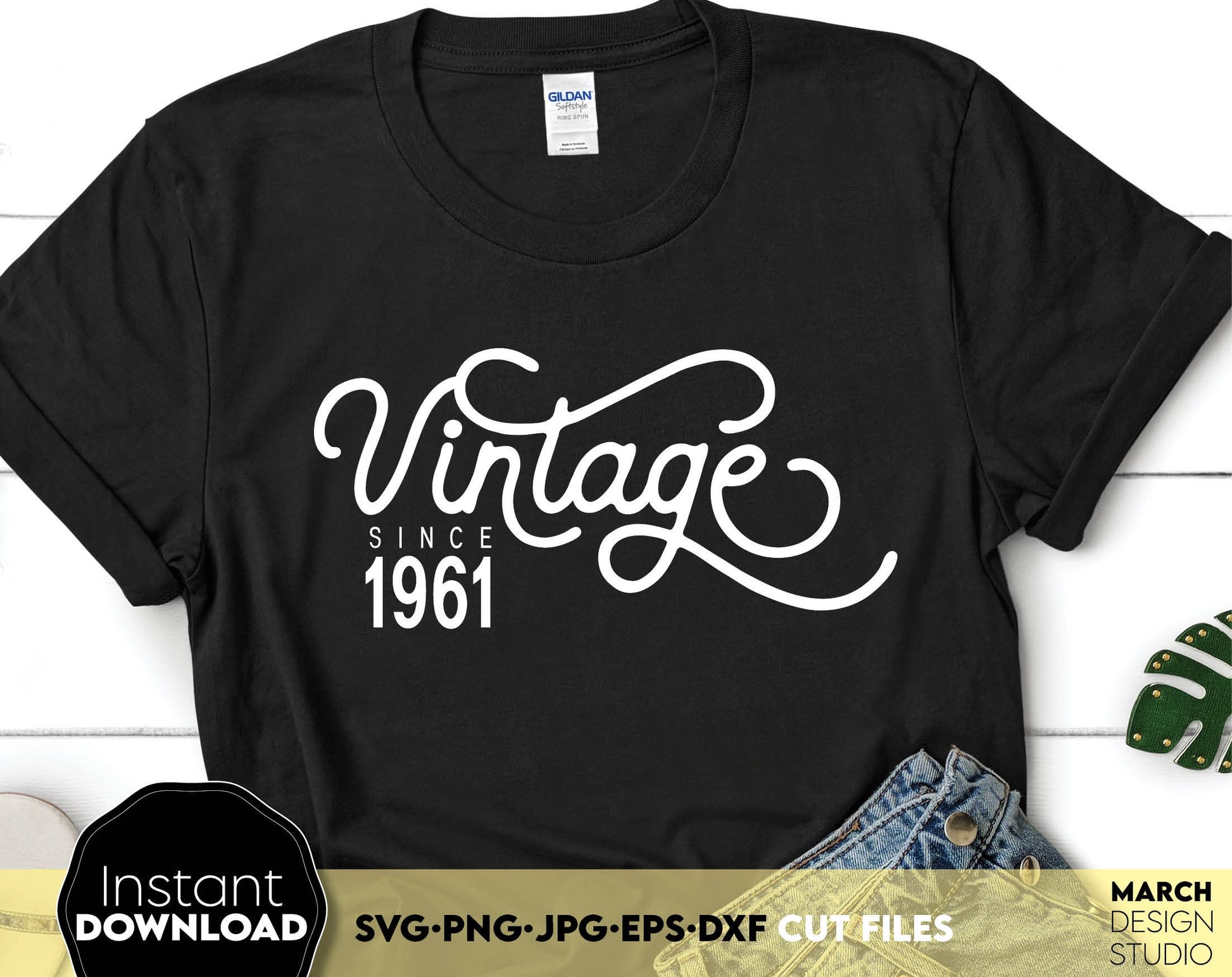 Vintage Birthday Shirt design for your birthday gift or a holiday treat for yourself.
Ability to sublimate and use with vinyl cutting machines. Great design at a great price - buy now! Use with Cricut, Silhouette and Glowforge equipment. Laser Cut.