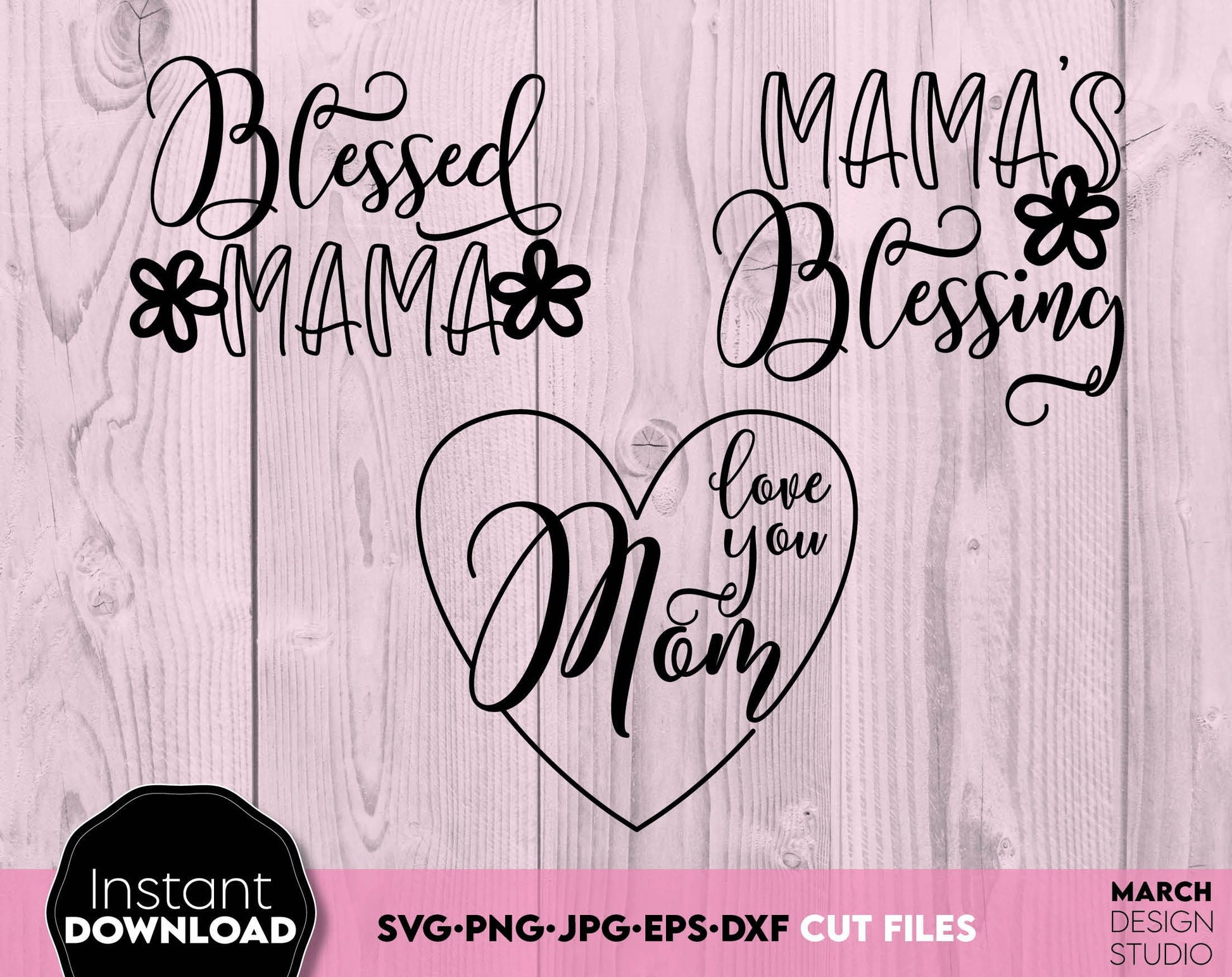 Mom svg bundle - split mom, mom love, mom heart and other funny mom designs. SVG, PNG, DXF, EPS and JPG files included. Cut from vinyl, use for sublimation or laser cut/ grave projects. Compatible with Cricut, Silhouette equipment. Buy now and enjoy!