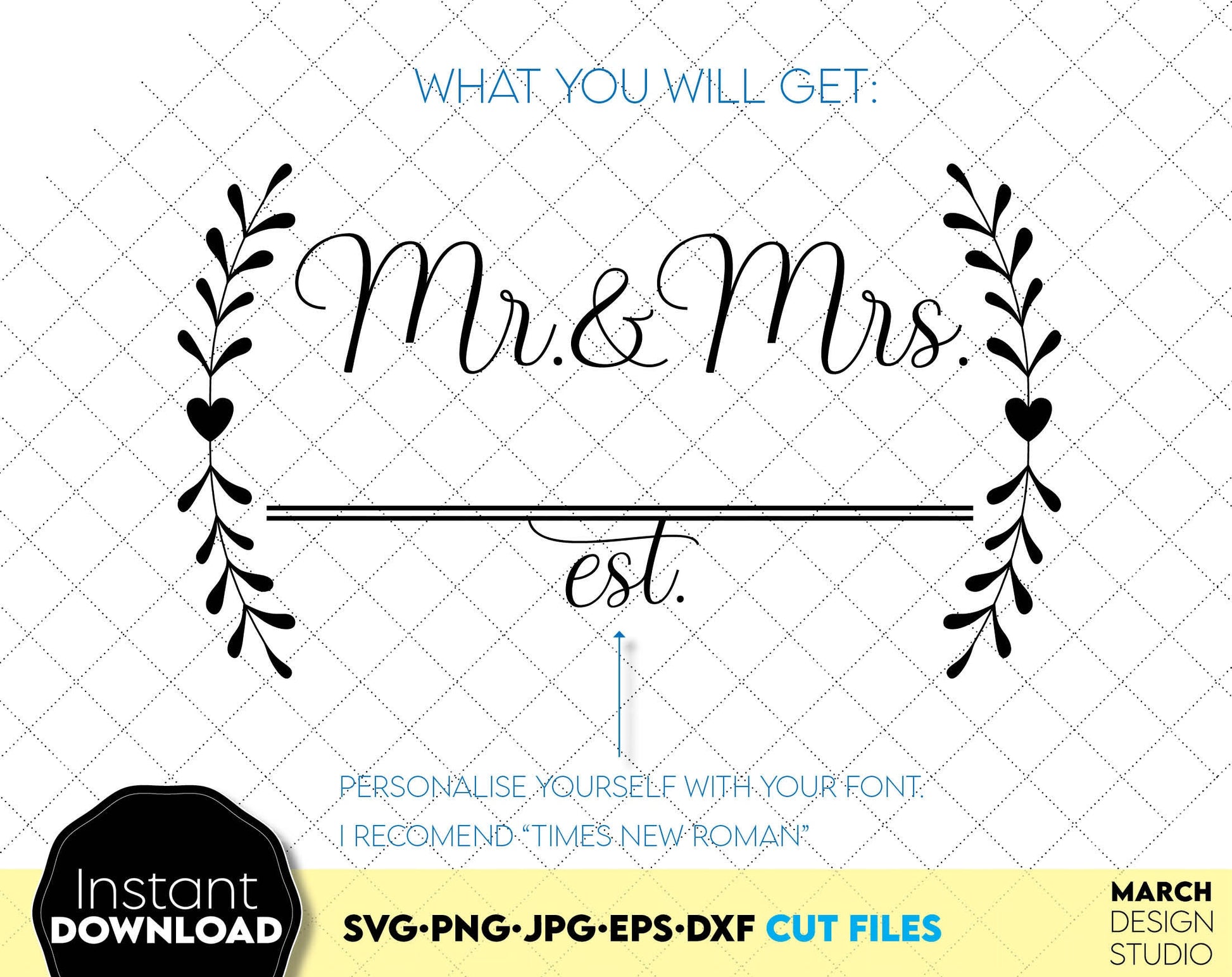 Wedding svg for cricut - custom family sign for wedding or marriage. SVG, PNG, JPG, EPS, DXF files included. Cut form vinyl, use for sublimation or laser cut projects. Compatible with Cricut, Silhouette or other machines. Buy now for a good price.