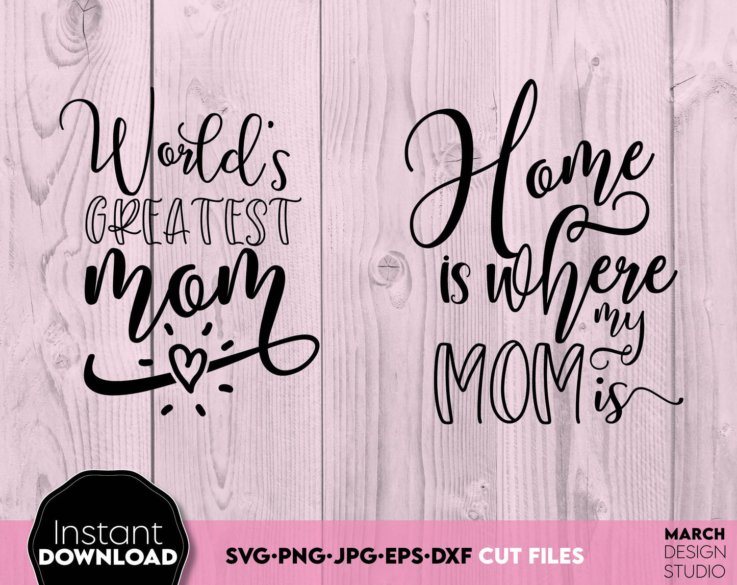 Mom svg bundle - split mom, mom love, mom heart and other funny mom designs. SVG, PNG, DXF, EPS and JPG files included. Cut from vinyl, use for sublimation or laser cut/ grave projects. Compatible with Cricut, Silhouette equipment. Buy now and enjoy!