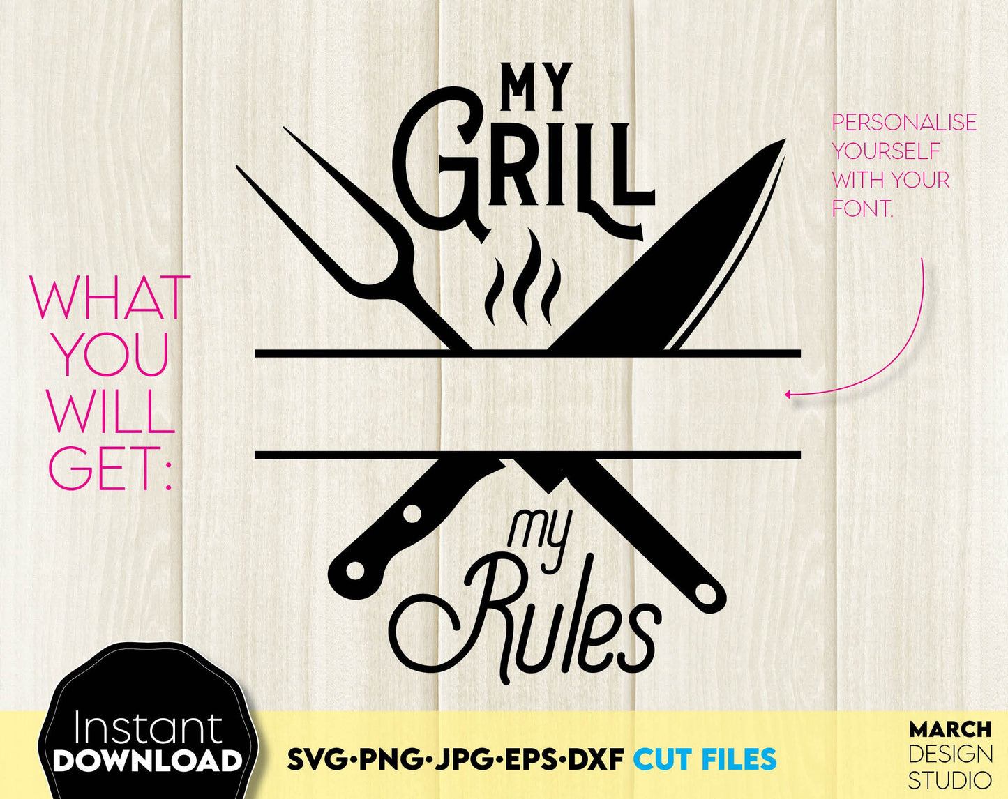 Fathers Day design for a great gift for your Dad. Use SVG, DXF, EPS or PNG files formats to make Fathers Day or Dad birthday gifts. Put the design on a cup, shirt or apron for your best dad in the world! Cut from vinyl, sublimation or laser cutting.