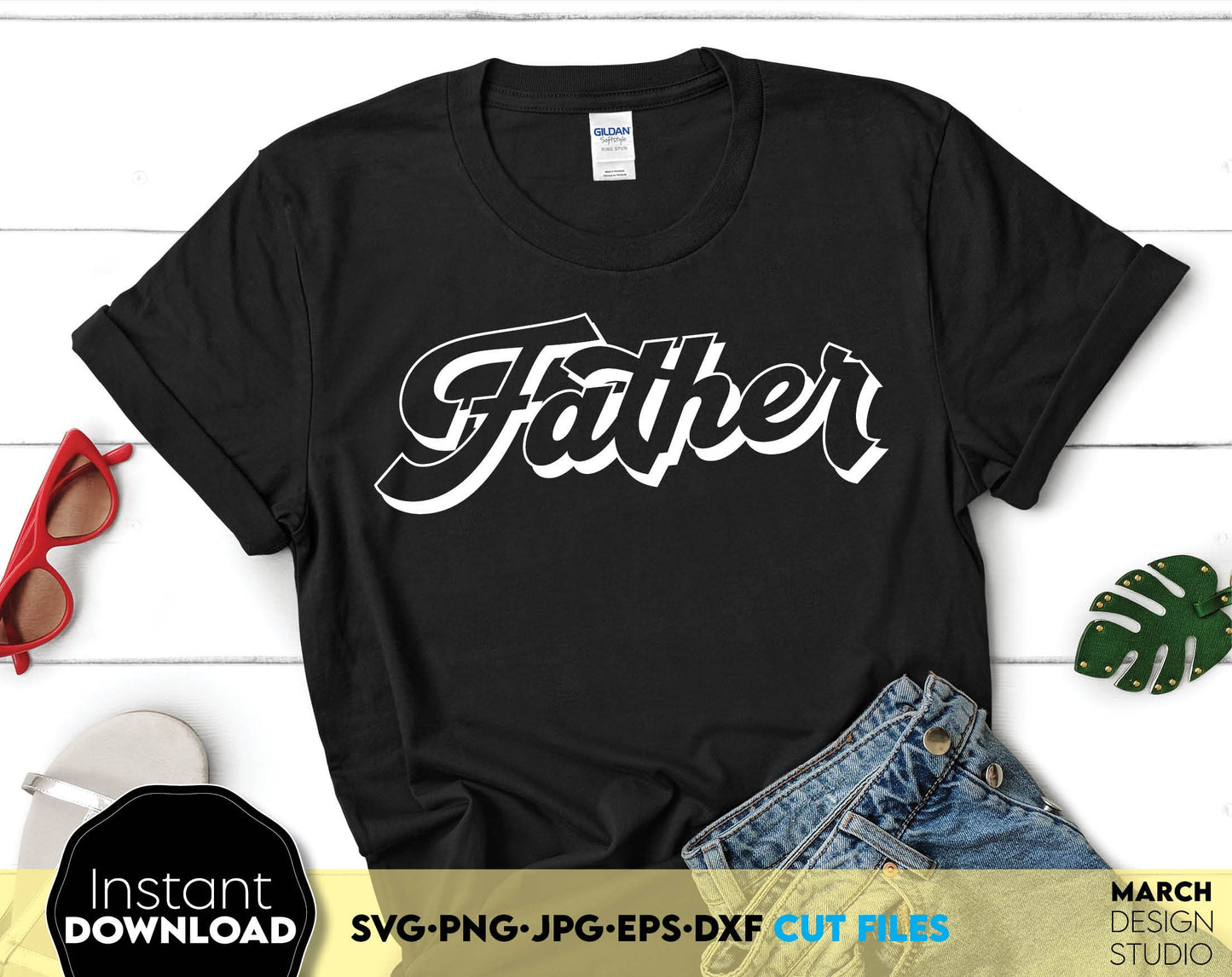 Fathers Day design for a great gift for your Dad. Use SVG, DXF, EPS, JPG or PNG files formats to make Fathers Day or Dad birthday gifts. Put the design on a cup, shirt or apron for your best dad in the world! Compatible with Cricut, Silhouette. Enjoy