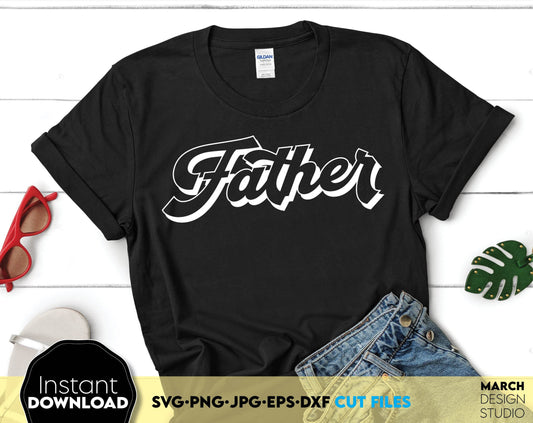 Fathers Day design for a great gift for your Dad. Use SVG, DXF, EPS, JPG or PNG files formats to make Fathers Day or Dad birthday gifts. Put the design on a cup, shirt or apron for your best dad in the world! Compatible with Cricut, Silhouette. Enjoy