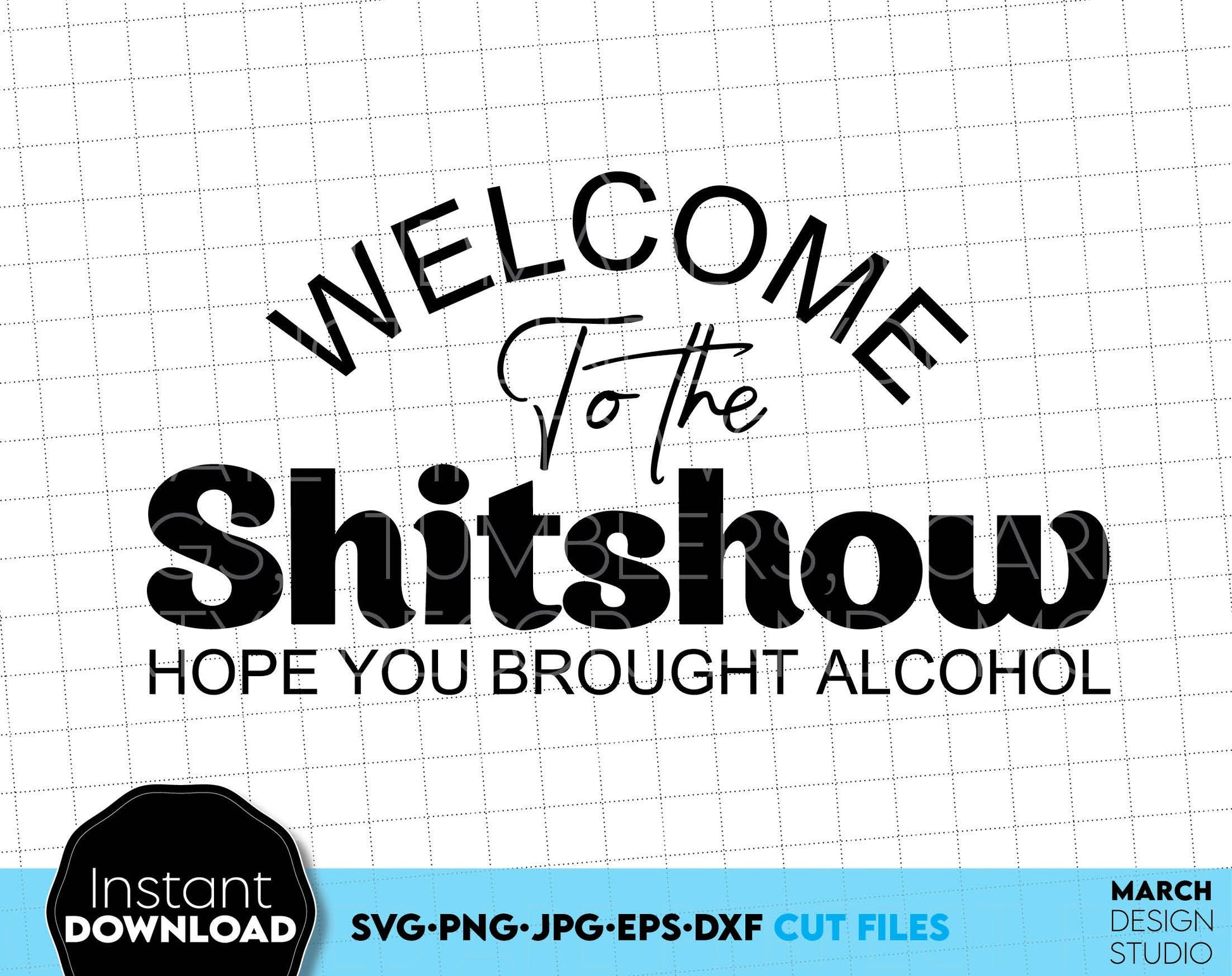 Welcome to the shit show round door hungers bundle. SVG PNG JPG DXF EPS file included. Compatible with Cricut, Silhouette or other equipment. Cut from vinyl, use for printing, sublimation or laser cut or grave projects. Buy now for a good price!