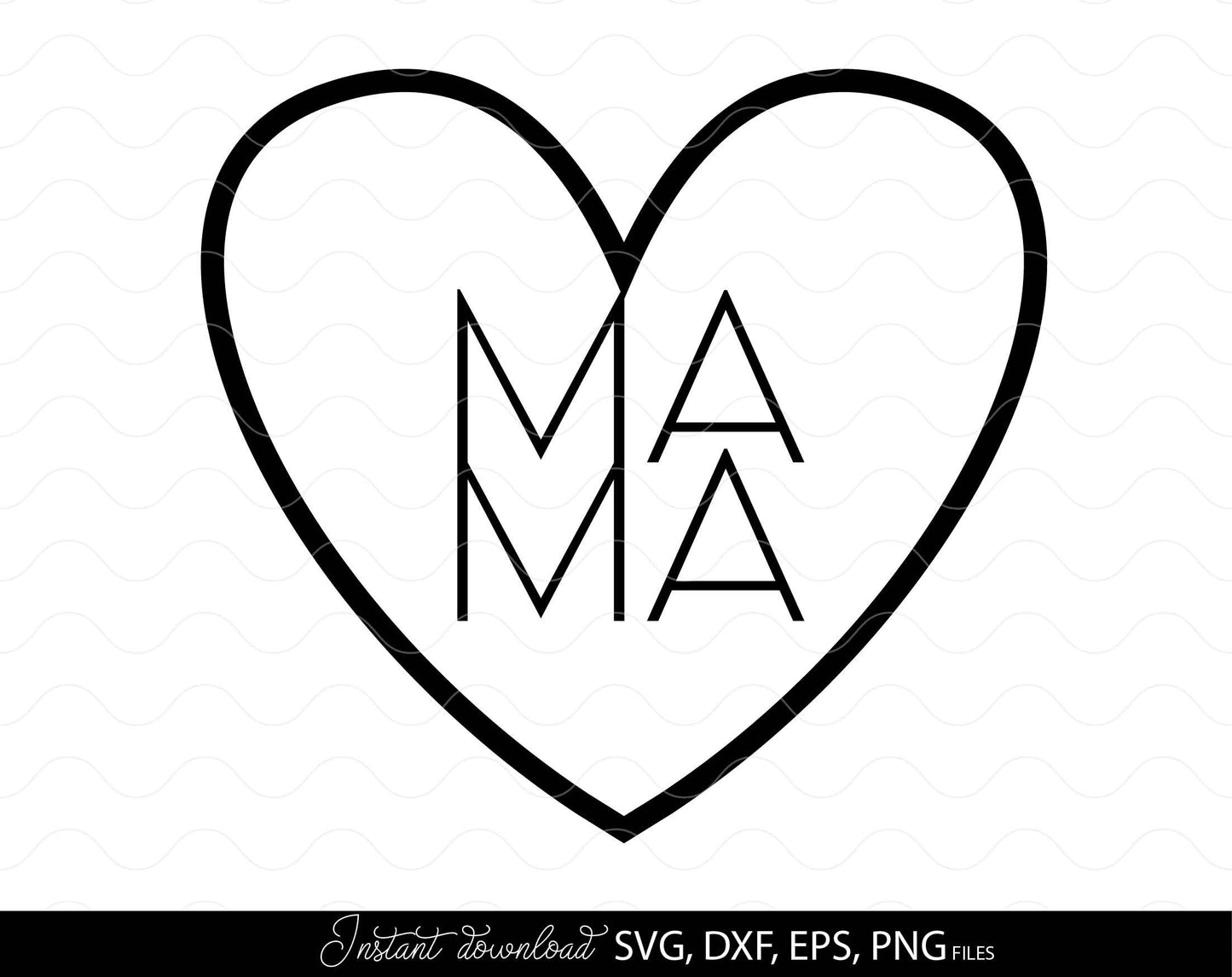 German Mama Plotter file for Mama Birthday or Mother Day Shirt design. SVG DXF EPS PNG files included. Compatible with Cricut, Silhouette or other equipment. Cut from vinyl, use for sublimation or laser cut or grave projects. Buy now for a good price