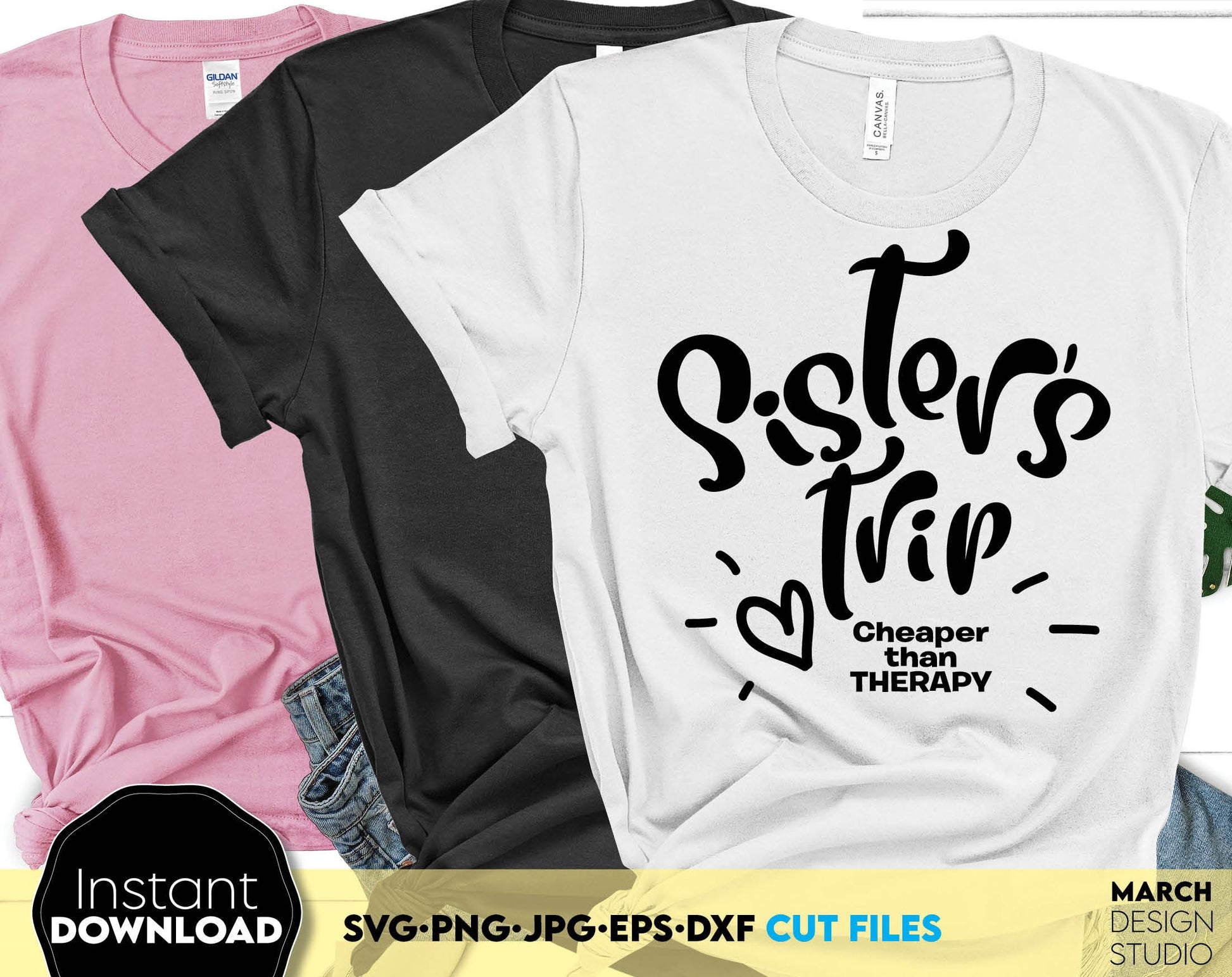 Sisters Weekend Matching Shirts SVG and other files in various formats allow you to use my wonderful designs for engraving on glass, making t-shirts with Cricut, Silhouette equipment, or printing. Buy now for a good price and enjoy!