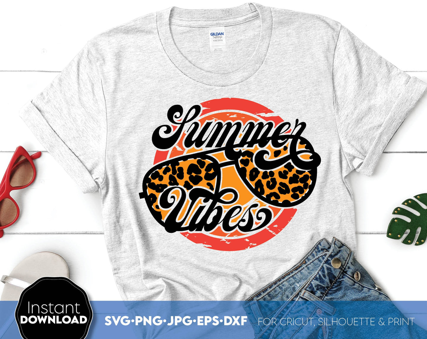 Great design for your summer shirt. Leopard style and sunglasses are a good combination for summer. The PNG file will allow you to make a beautiful and unique shirt for summer holidays.