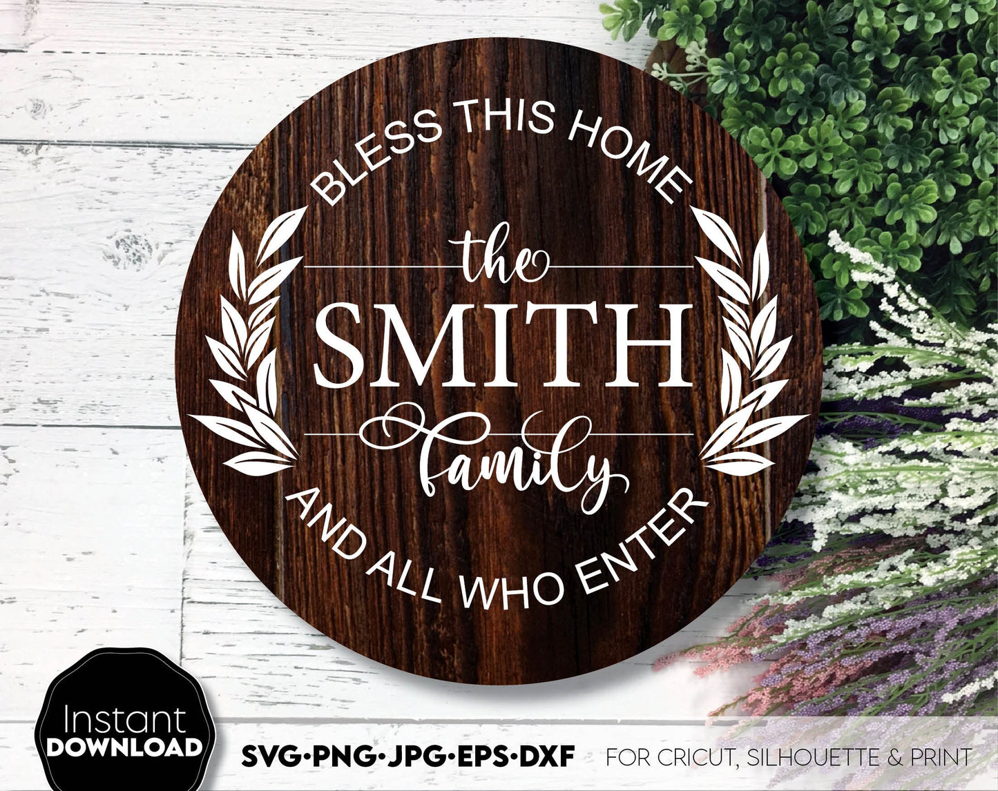 I have made these family name monogram circle frame SVG designs, and I hope you can use them to surprise and delight your loved ones on various holidays. last name monogram SVG is a great and thoughtful gift for Christmas, birthdays, weddings, etc.