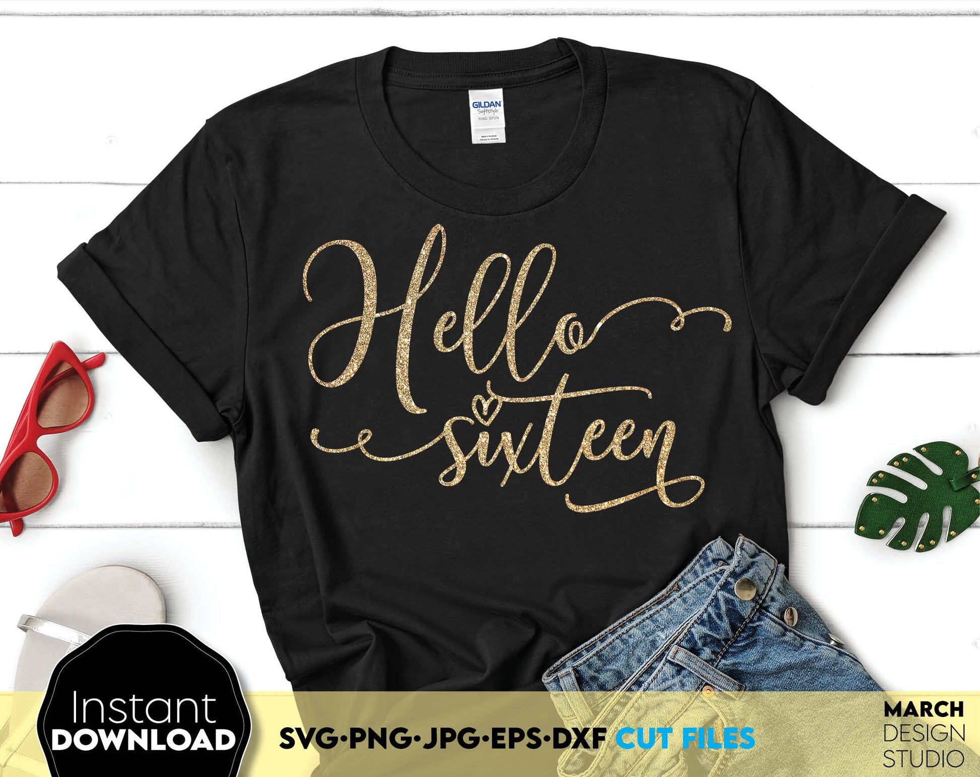 Hello Sixteen Birthday shirt SVG file design you can use them to surprise and delight your loved ones on an important event in life. Best friend Birthday Gift SVG is a great and thoughtful gift for a Birthday party. Compatible with Cricut and other.