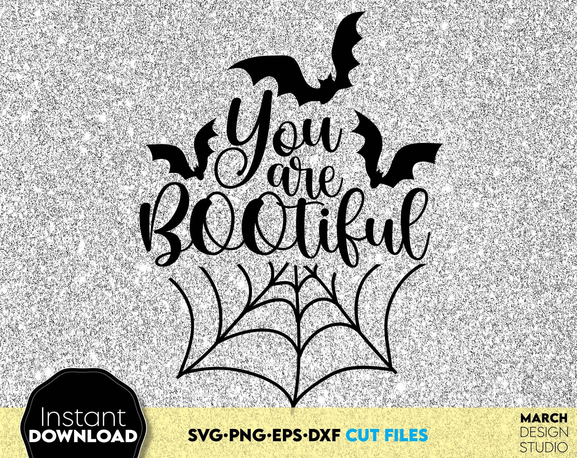 Halloween SVG bundle design for your Halloween evening project. The SVG, PNG, DXF, EPS or JPG file format allows this design to be used for shirts, mugs, wall decorations or front porch door decorations. Compatible with Cricut and Silhouette machines