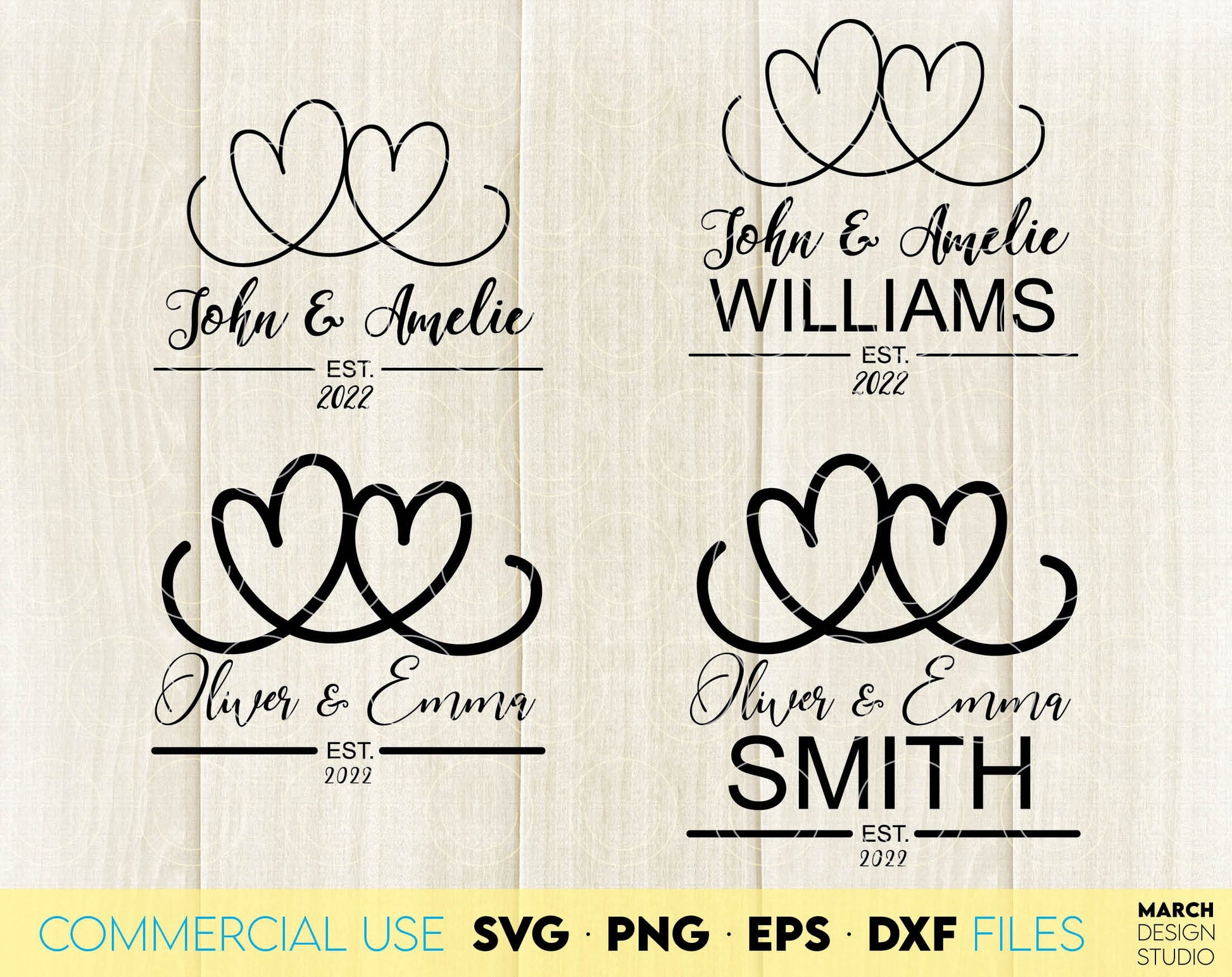 Mr and Mrs sign for Your wedding gift ideas. SVG PNG JPG EPS DXF files included. Compatible with Cricut, Silhouette or other equipment. Cut from vinul, use for sublimation or laser cut or grave projects. Buy now for a good price and enjoy!