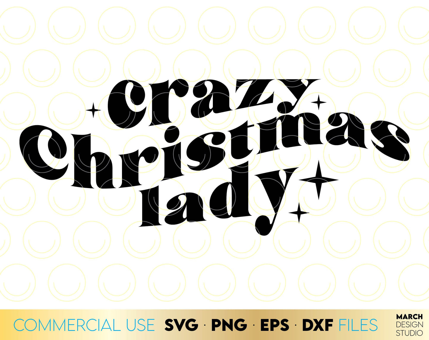 Crazy Christmas Lady Design you can use to surprise and delight your loved ones on Christmas. Christmas Ornament in various fail formats allow you to use this files for Your Christmas projects. Use with Cricut or with laser Cutting machines as well.