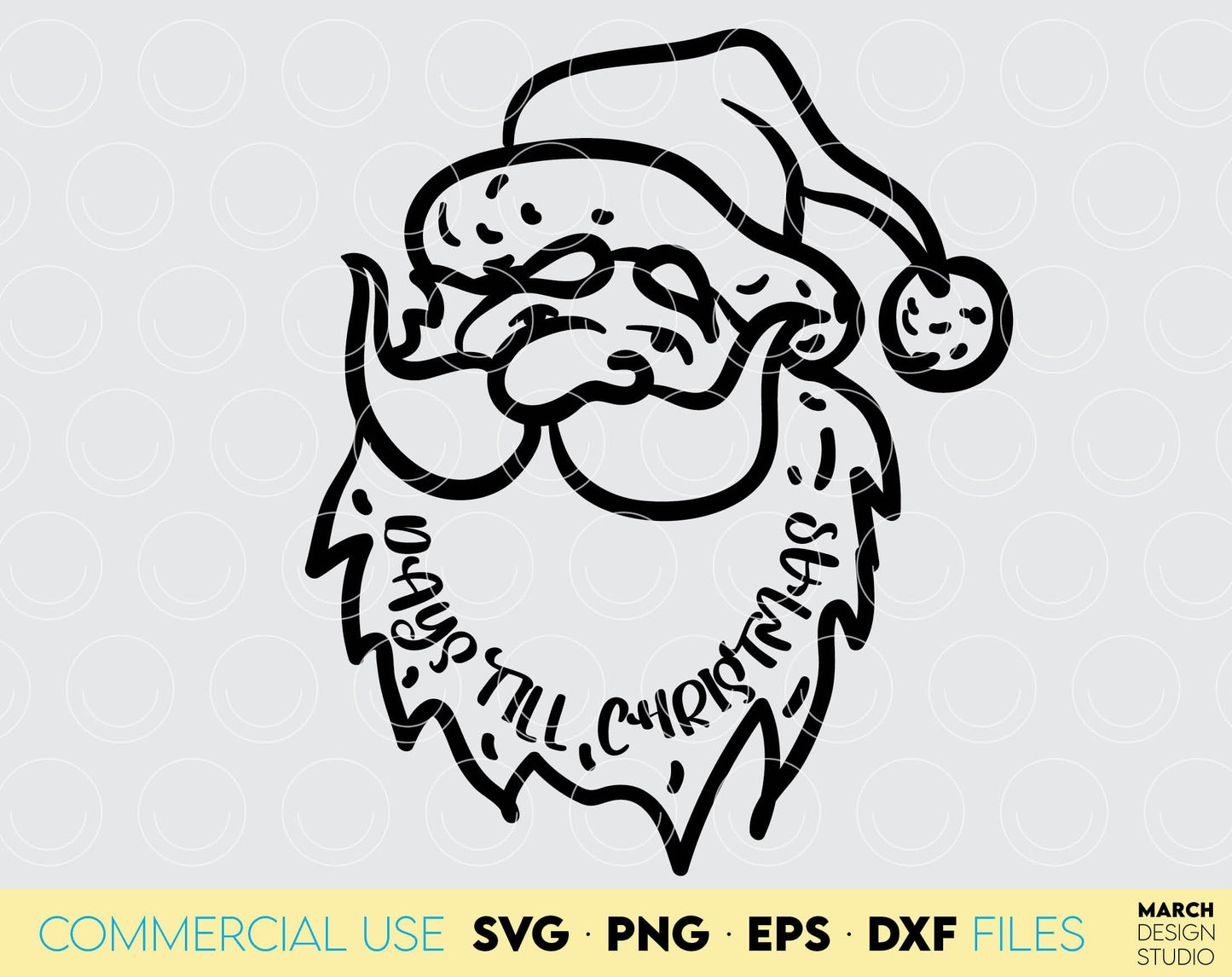 Days Until Christmas SVG PNG EPS and DXF design you can use like Advent Calendar. Days Till Christmas SVG in various formats allow you to use for any Your Christmas project. Use with Cricut, Silhouette or Glowforge equipment. Good price as well.