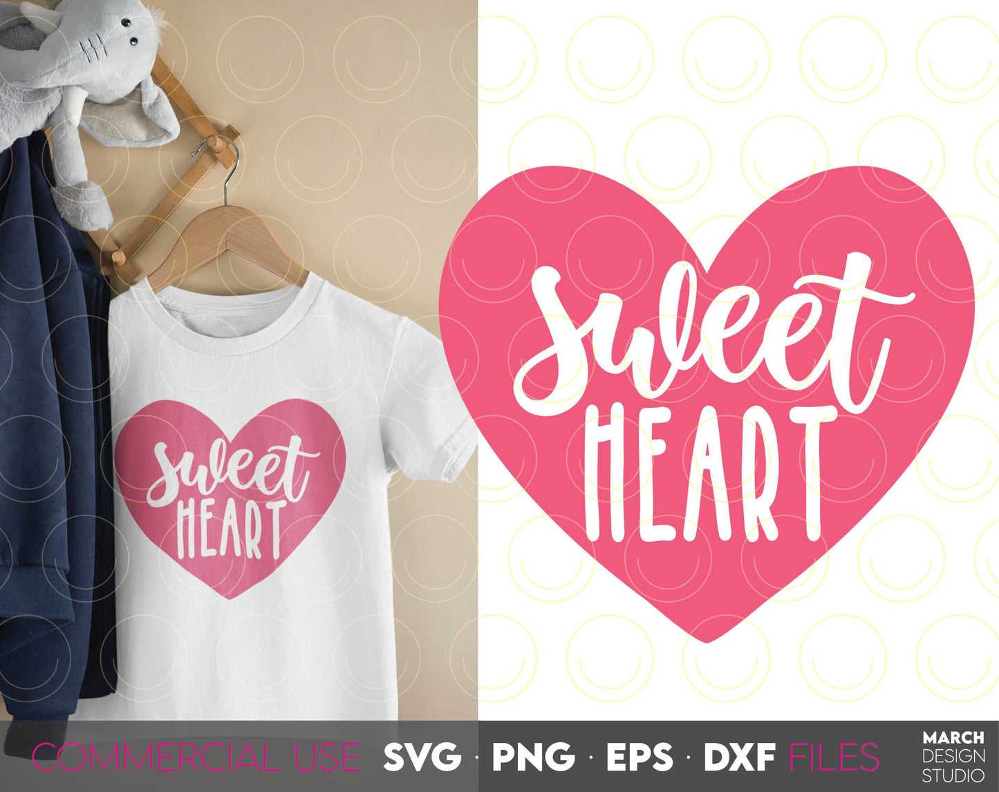 26 designs bundle for Kids Valentine Day. SVG, PNG, EPS and DXF file formats included. Compatible with Cricut, Silhouette and Glowforge machines, usable for cutting from vinyl, sublimation and laser cut projects as well. Buy now for good price!