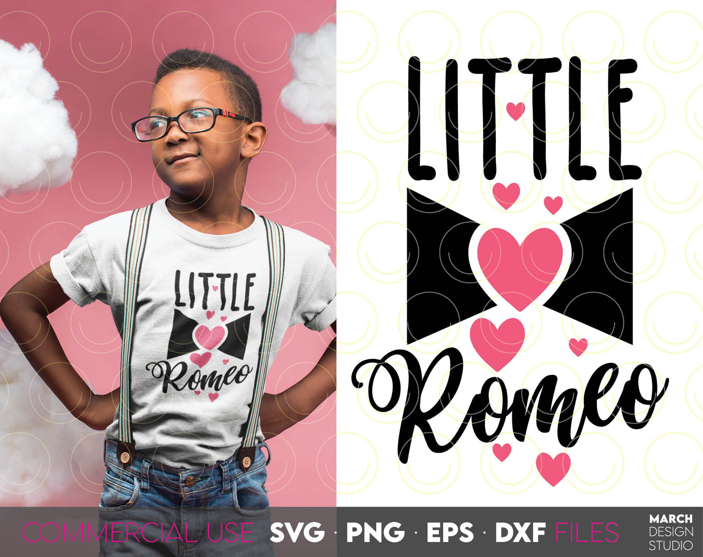 26 designs bundle for Kids Valentine Day. SVG, PNG, EPS and DXF file formats included. Compatible with Cricut, Silhouette and Glowforge machines, usable for cutting from vinyl, sublimation and laser cut projects as well. Buy now for good price!