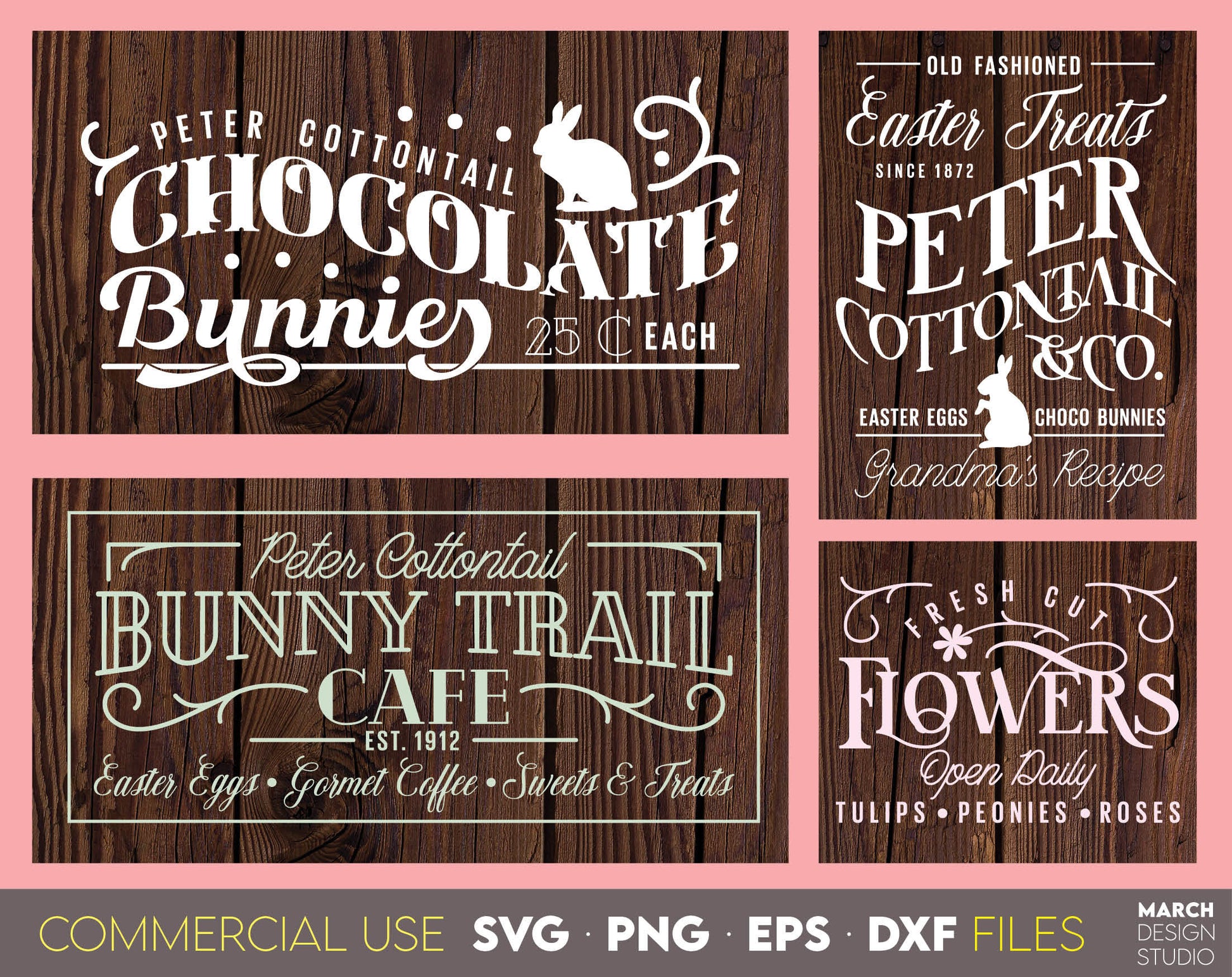 Farmhouse easter bundle for Your easter farmhouse ornaments, signs, decorations. SVG, PNG, EPS, DXF files included. Compatible with Cricut, Silhouette or other machines. Cut from vinyl, use for sublimation or laser cut projects. Buy now and enjoy!