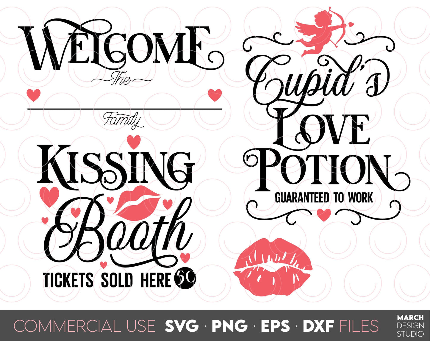 Valentines Day bundle for Your Farmhouse Valentines Day projects. Use for cutting form vinyl, sublimation or laser cut projects. SVG, PNG, DXF, EPS files included. Compatible with Cricut, Silhouette, Glowforge and other equipment. Buy now and enjoy!