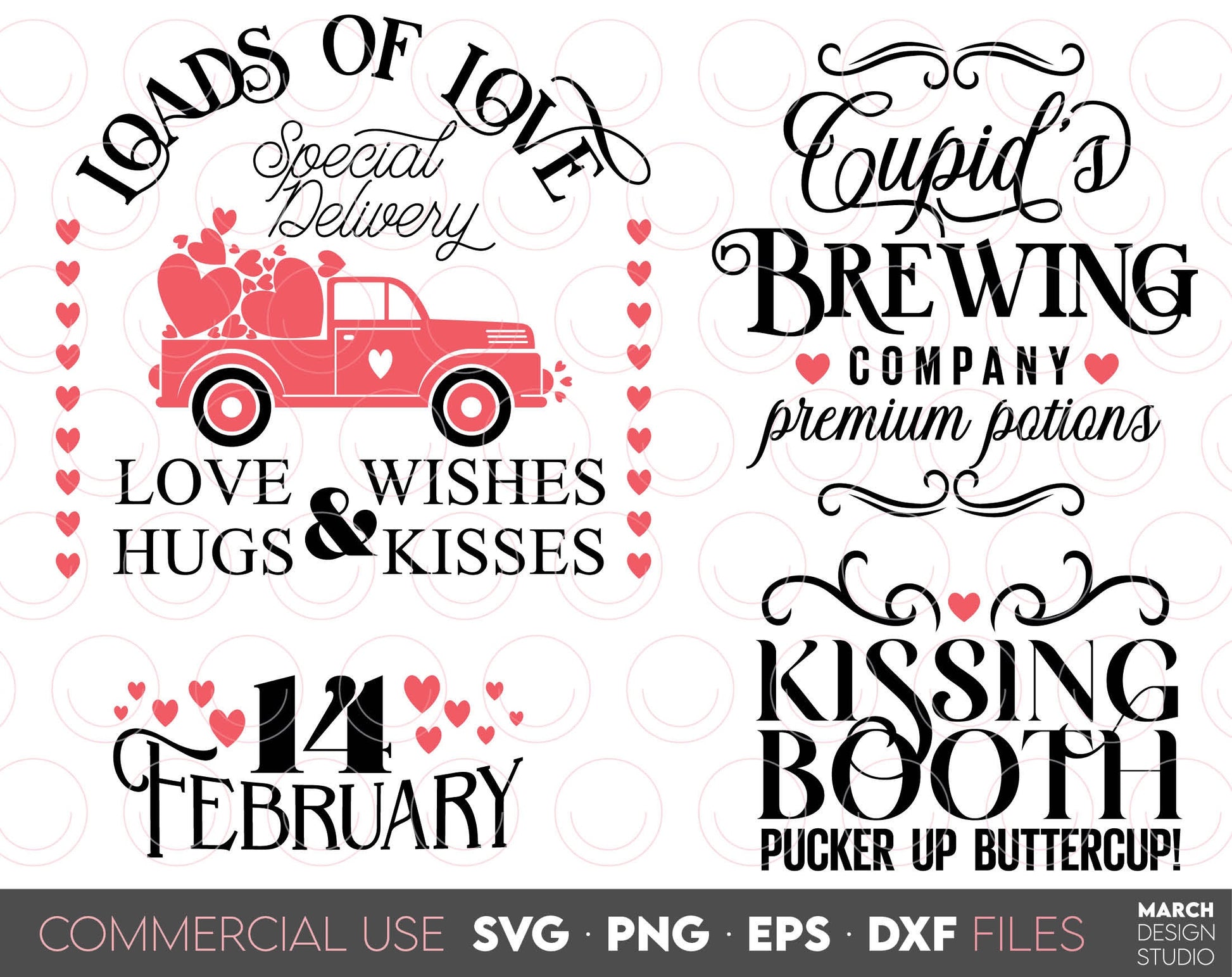 Valentines Day bundle for Your Farmhouse Valentines Day projects. Use for cutting form vinyl, sublimation or laser cut projects. SVG, PNG, DXF, EPS files included. Compatible with Cricut, Silhouette, Glowforge and other equipment. Buy now and enjoy!